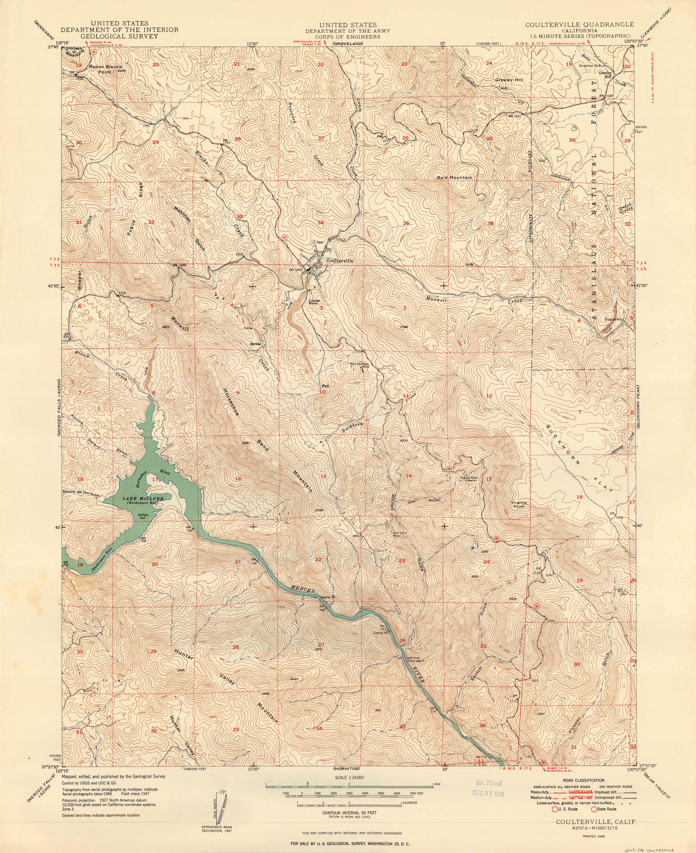 Coulterville Quadrangle