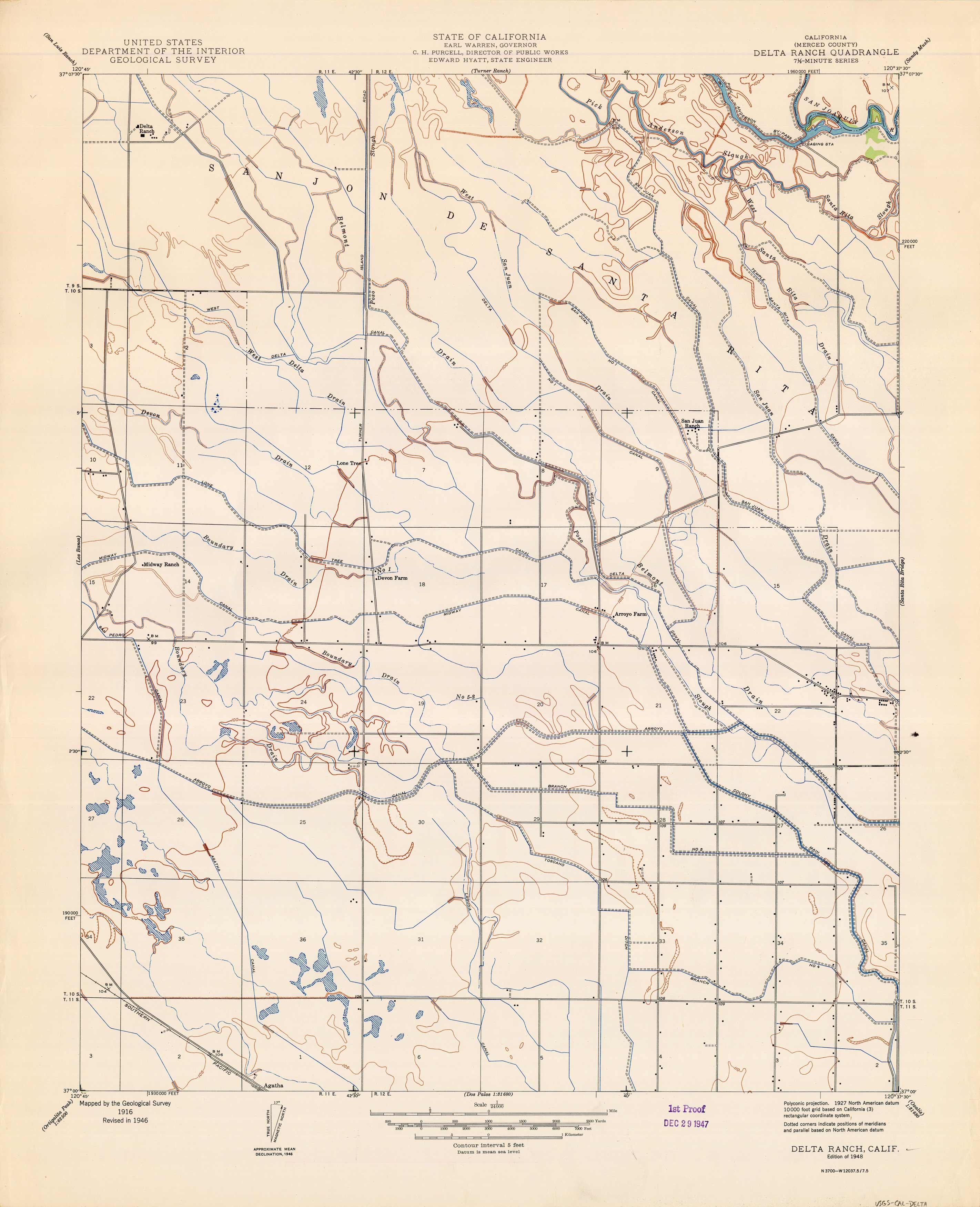Delta Ranch Quadrangle