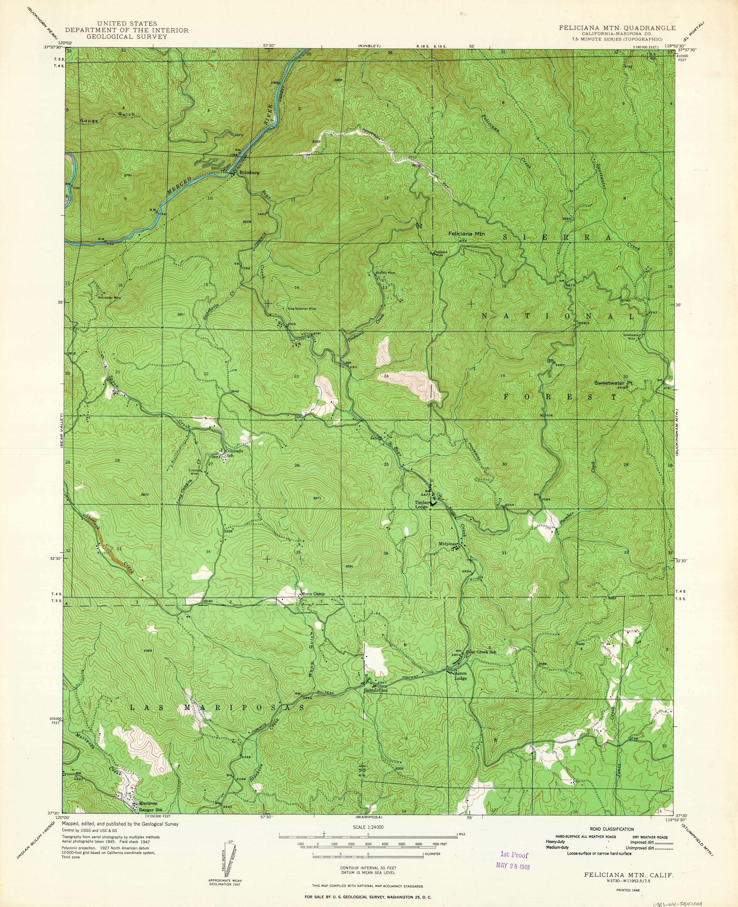 Feliciana Mtn Quadrangle