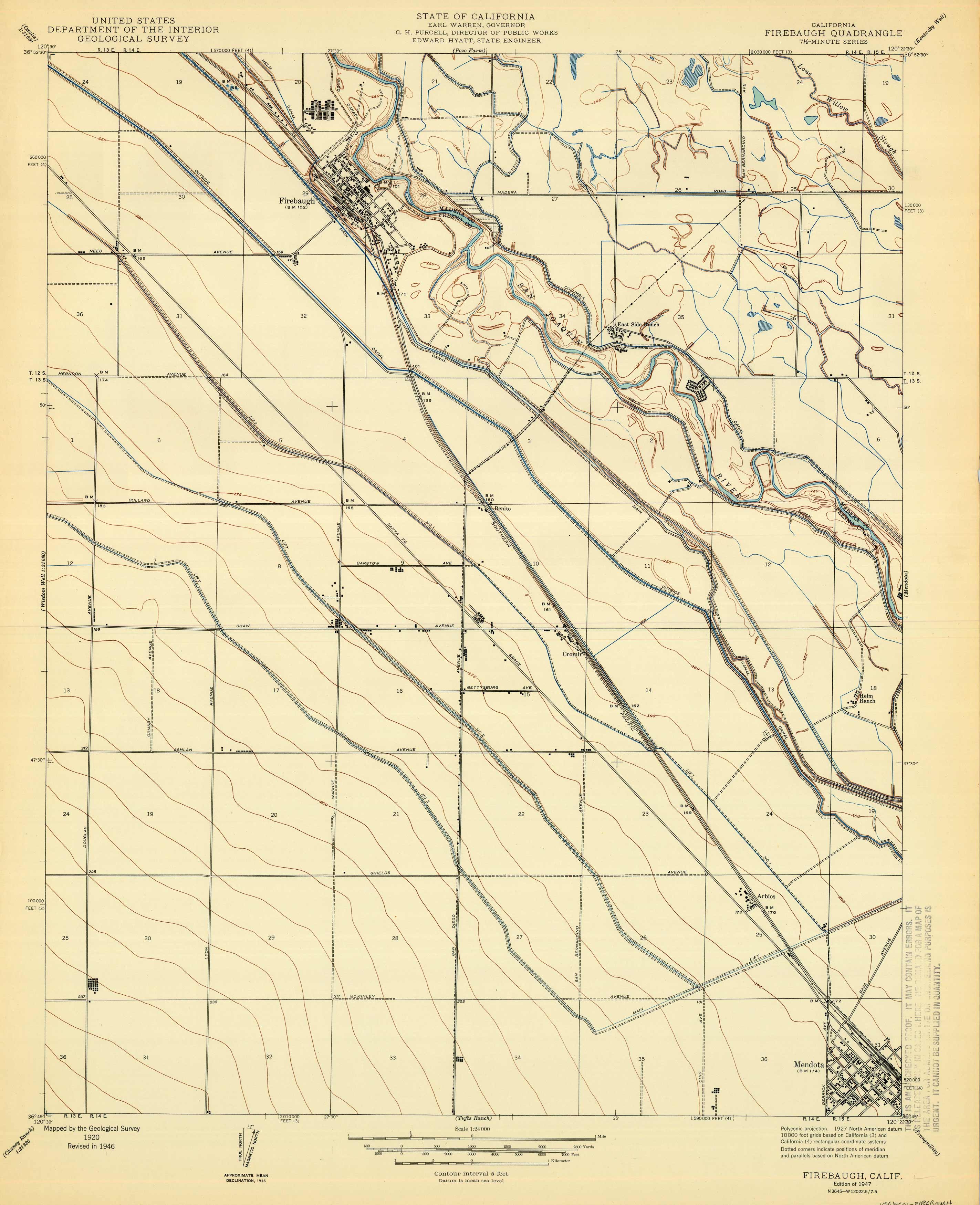Firebaugh Quadrangle