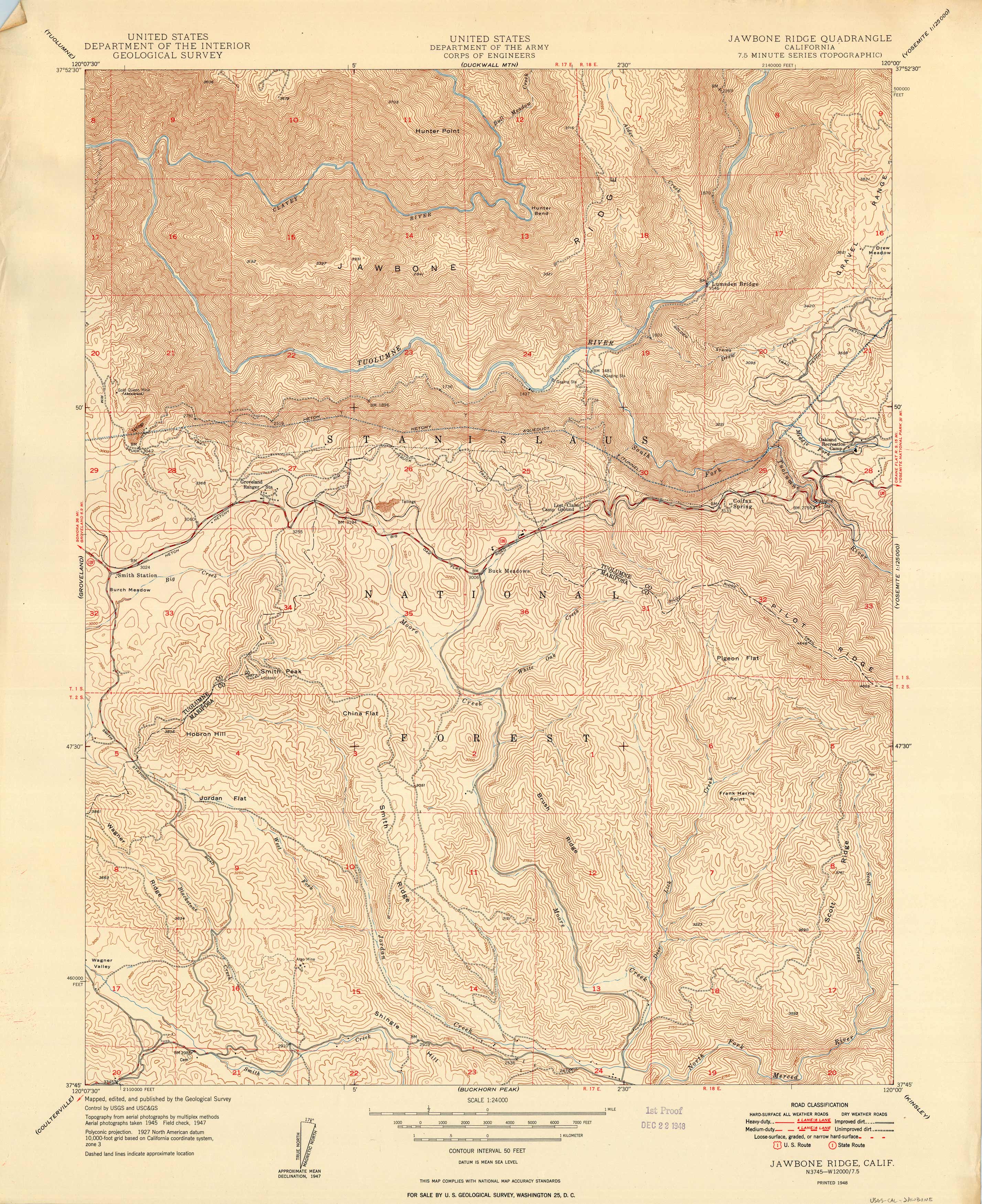 Jawbone Ridge Quadrangle