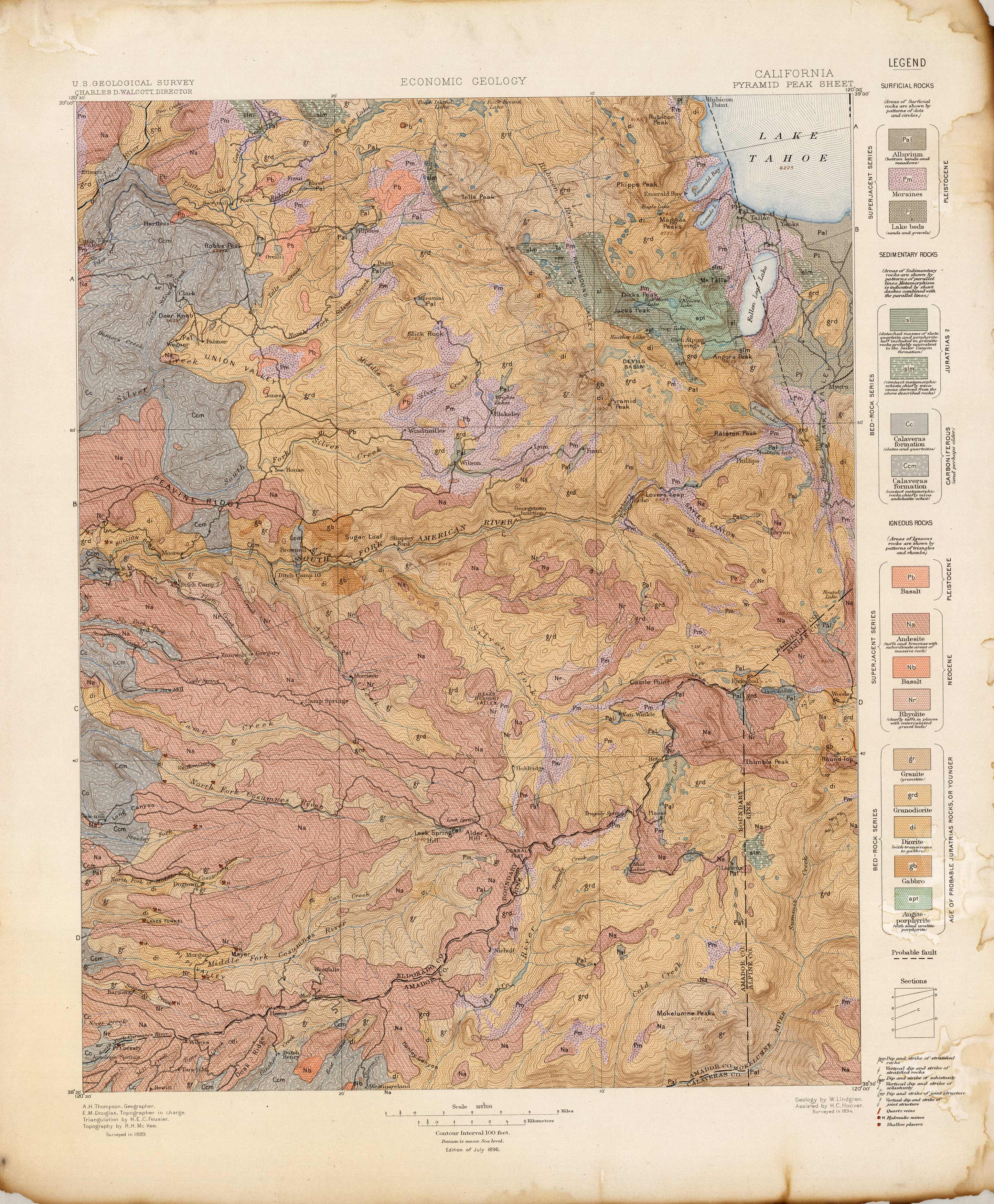 Pyramid Peak Quadrangle Pyramid Peak Quadrangle