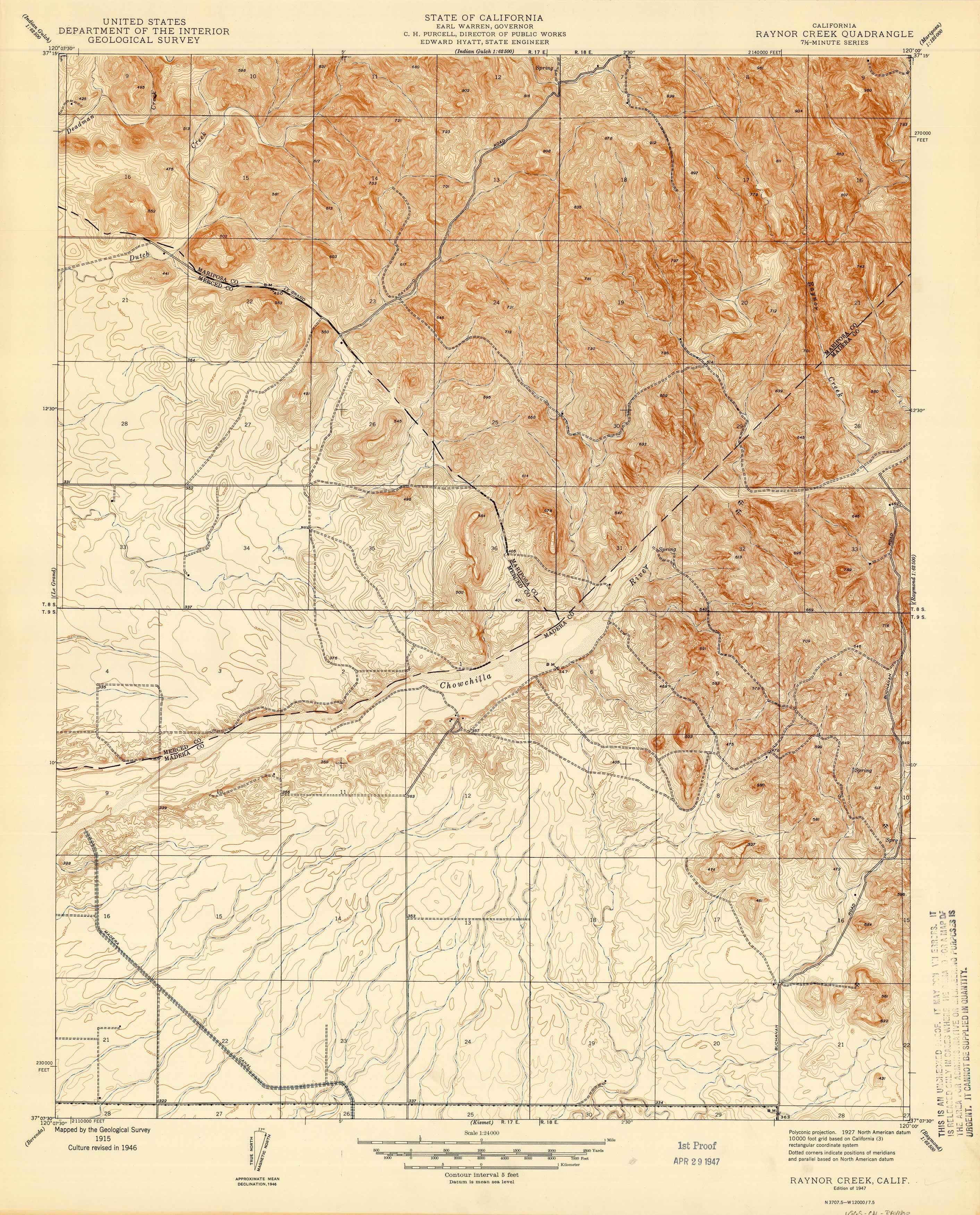 Raynor Creek Quadrangle