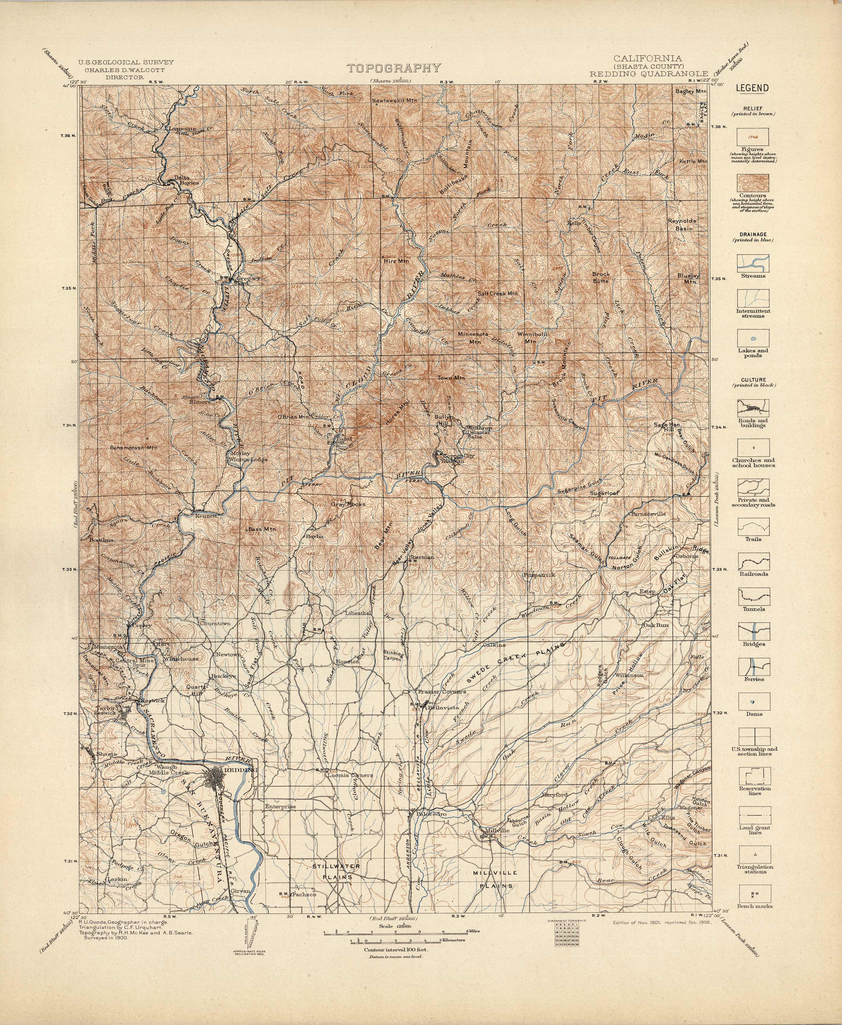 Redding (Shasta County) Quadrangle Redding (Shasta County) Quadrangle
