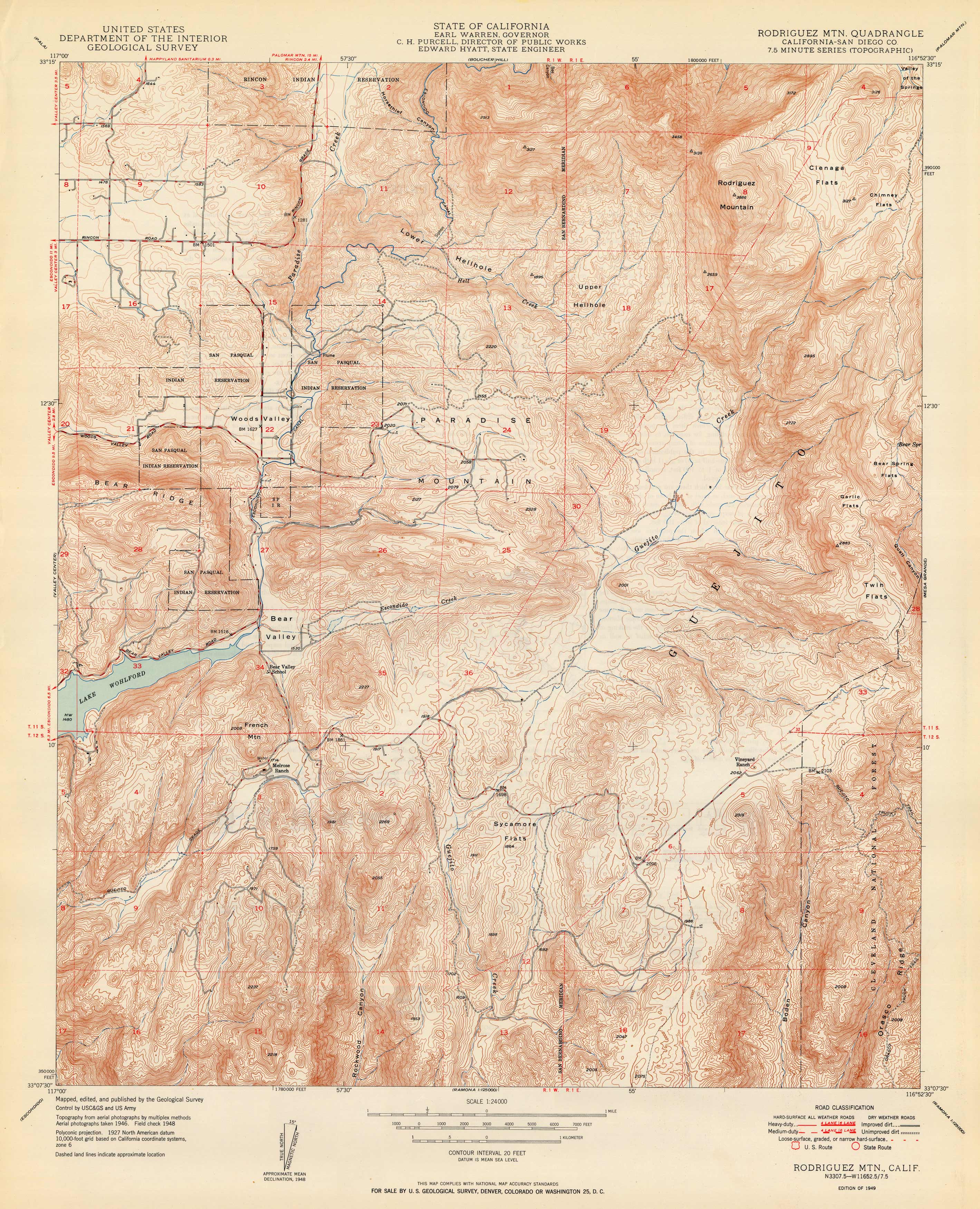 Rodriguez Mtn Quadrangle