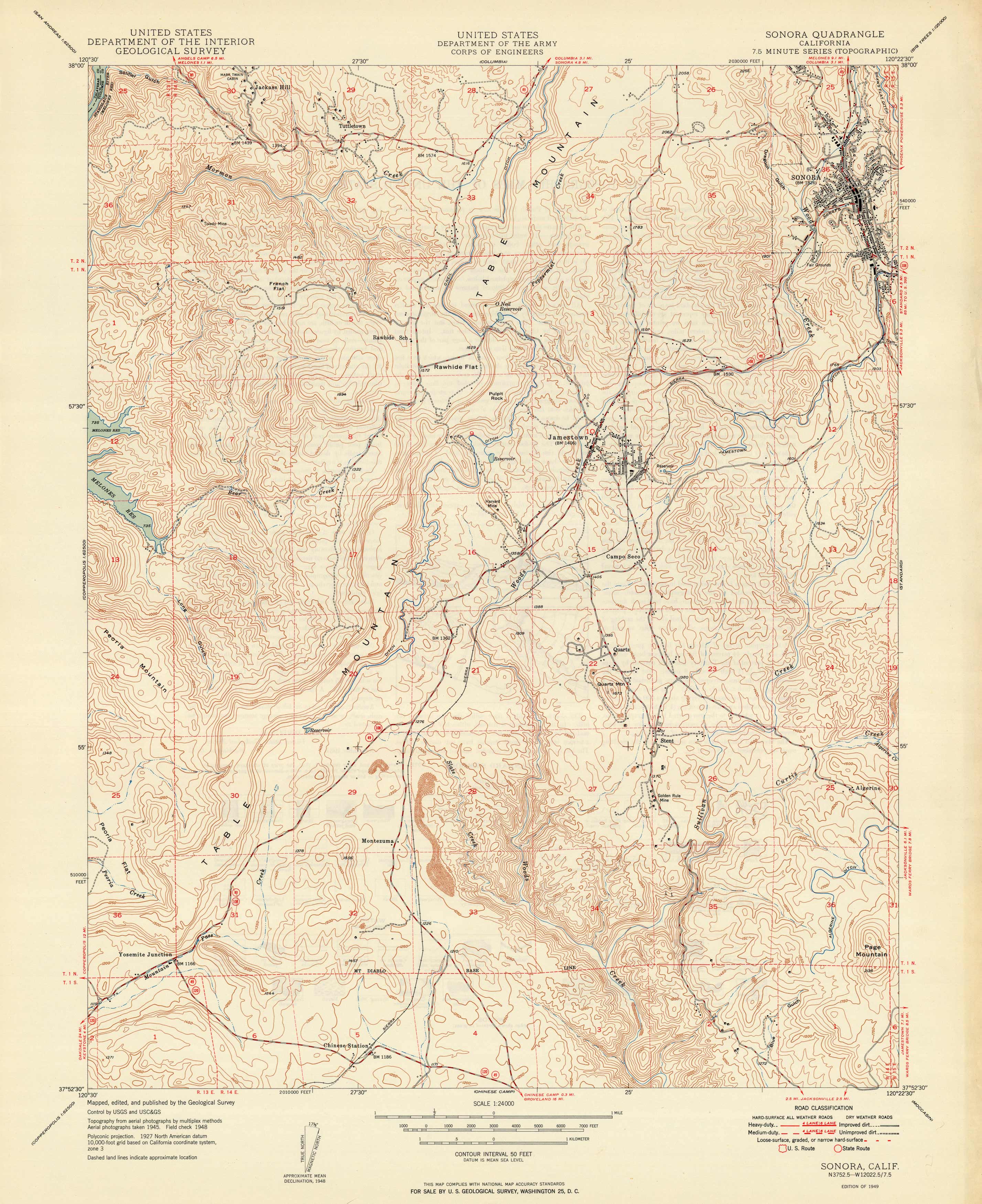 Sonora Quadrangle Sonora Quadrangle