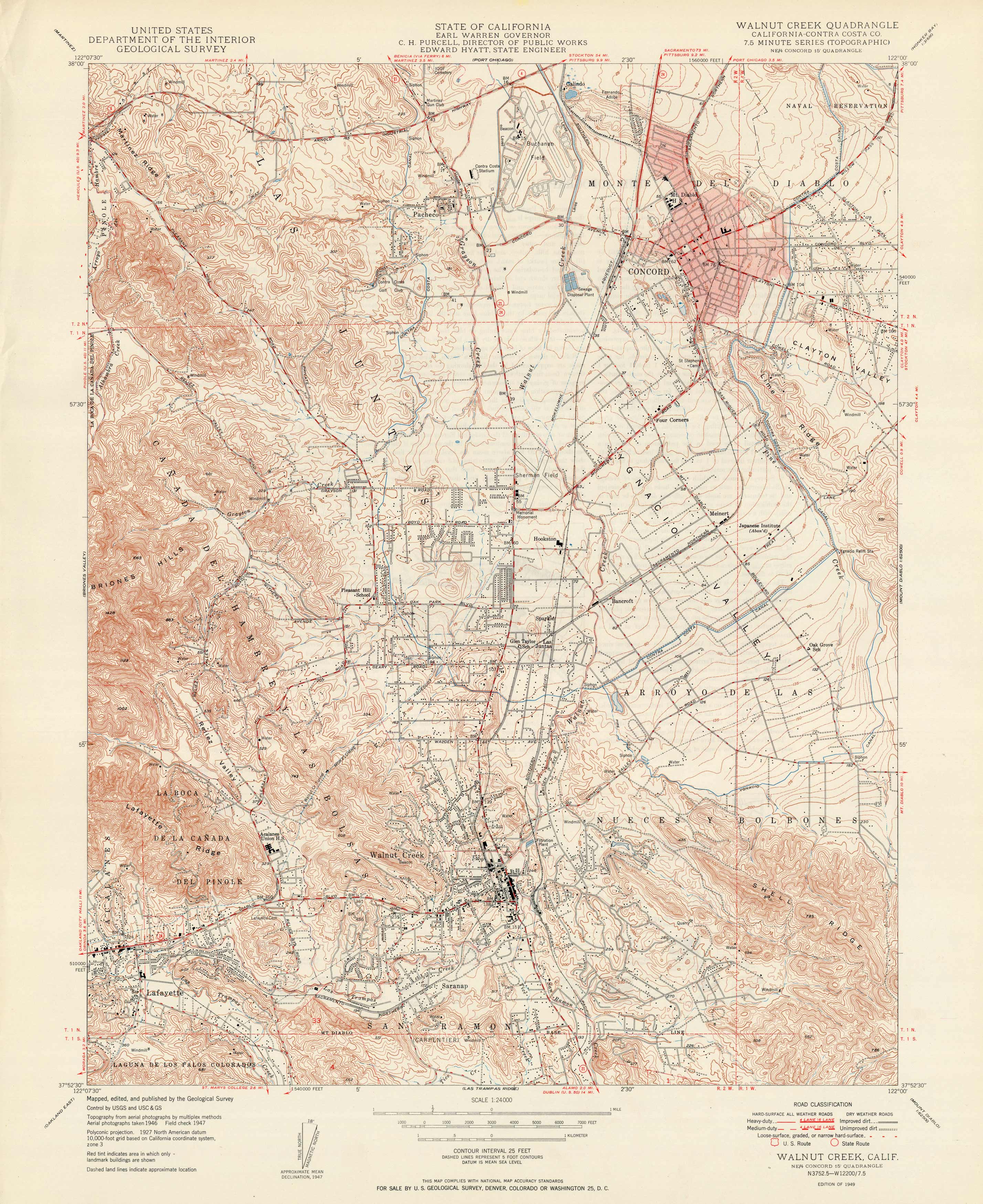 Walnut Creek Quadrangle