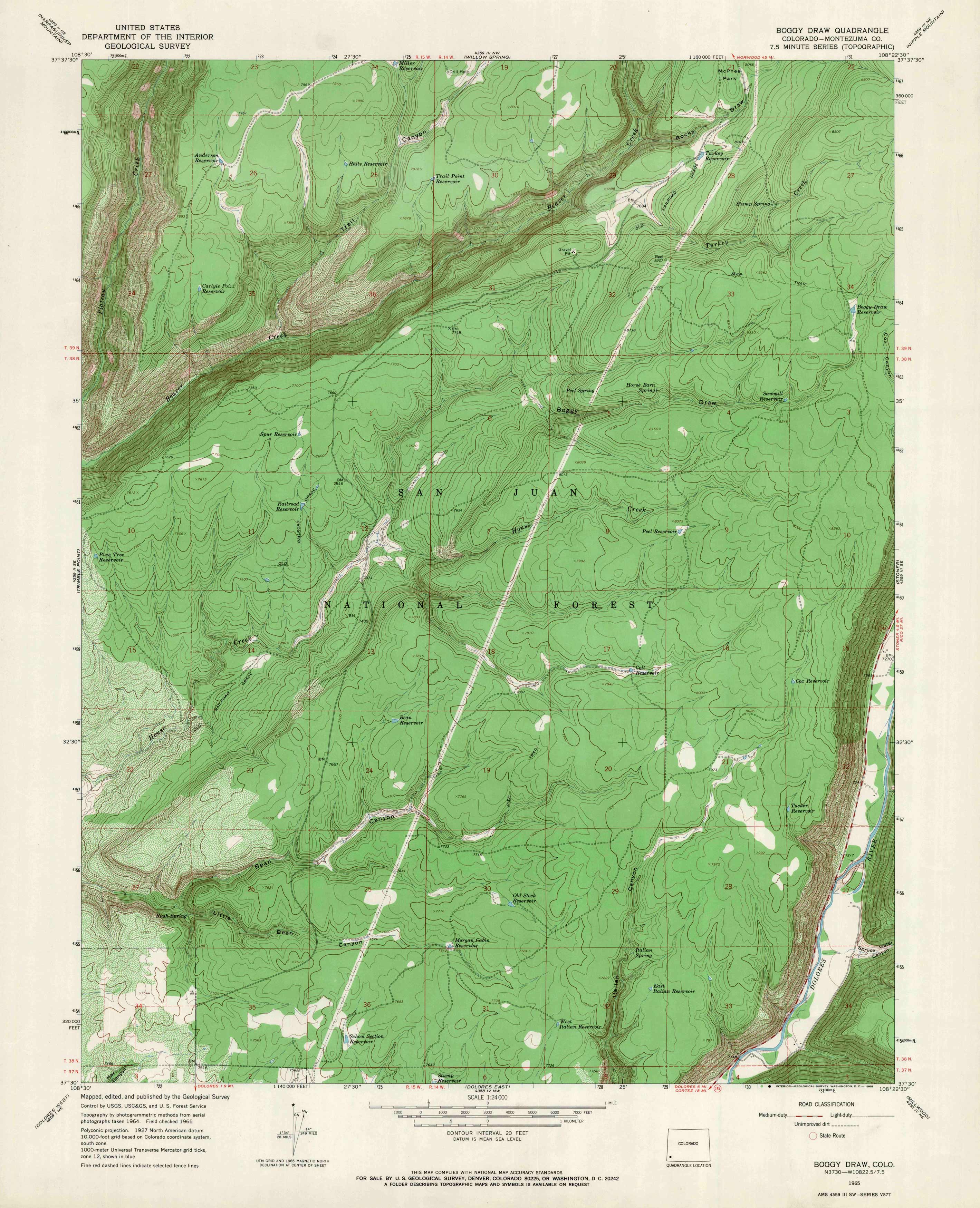 Boggy Draw Quadrangle Boggy Draw Quadrangle