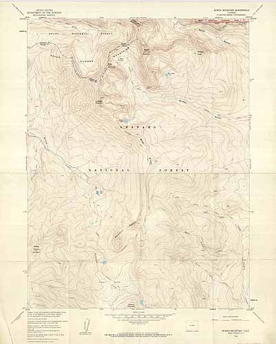 Bowen Mountain Quadrangle