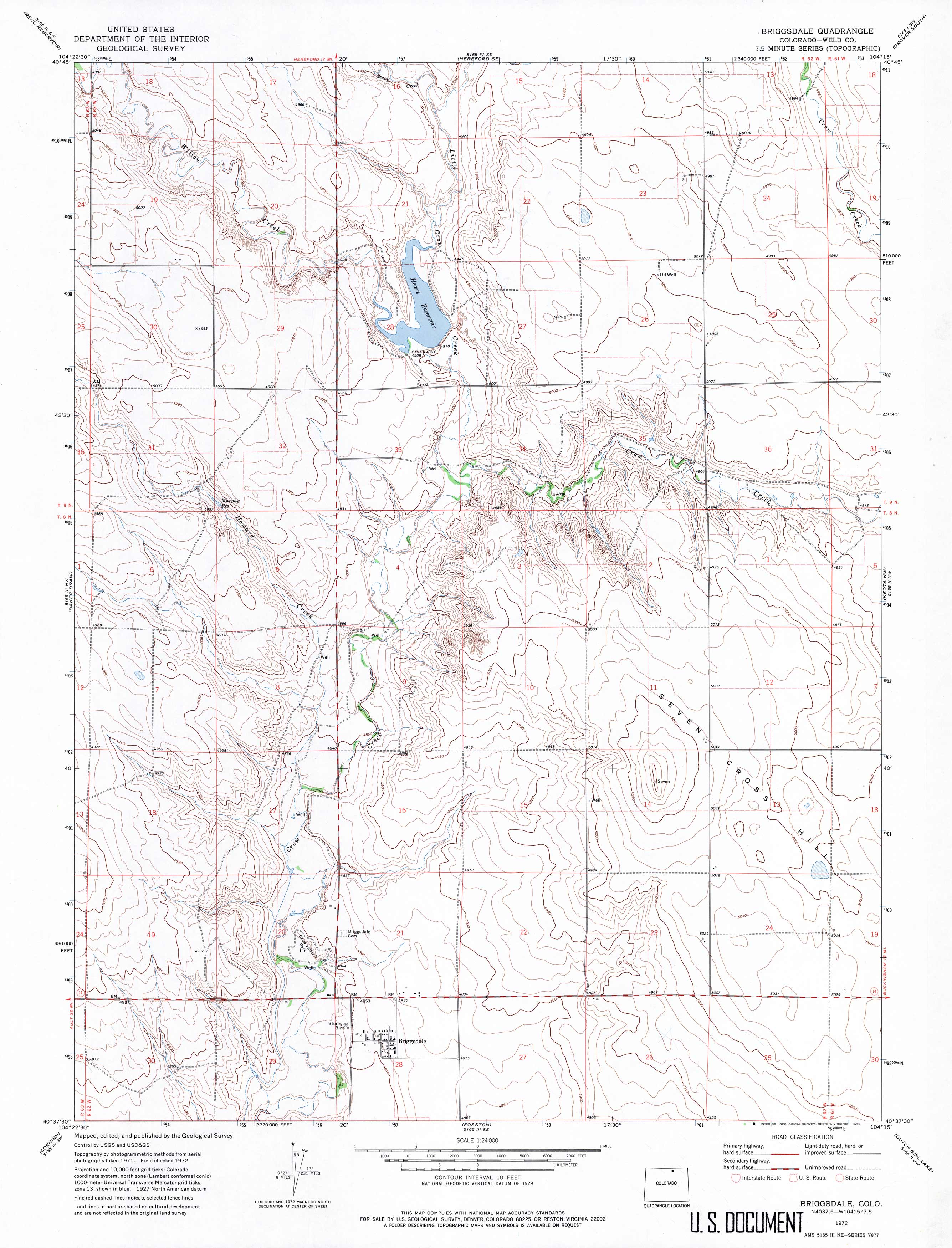 Briggsdale Quadrangle Briggsdale Quadrangle