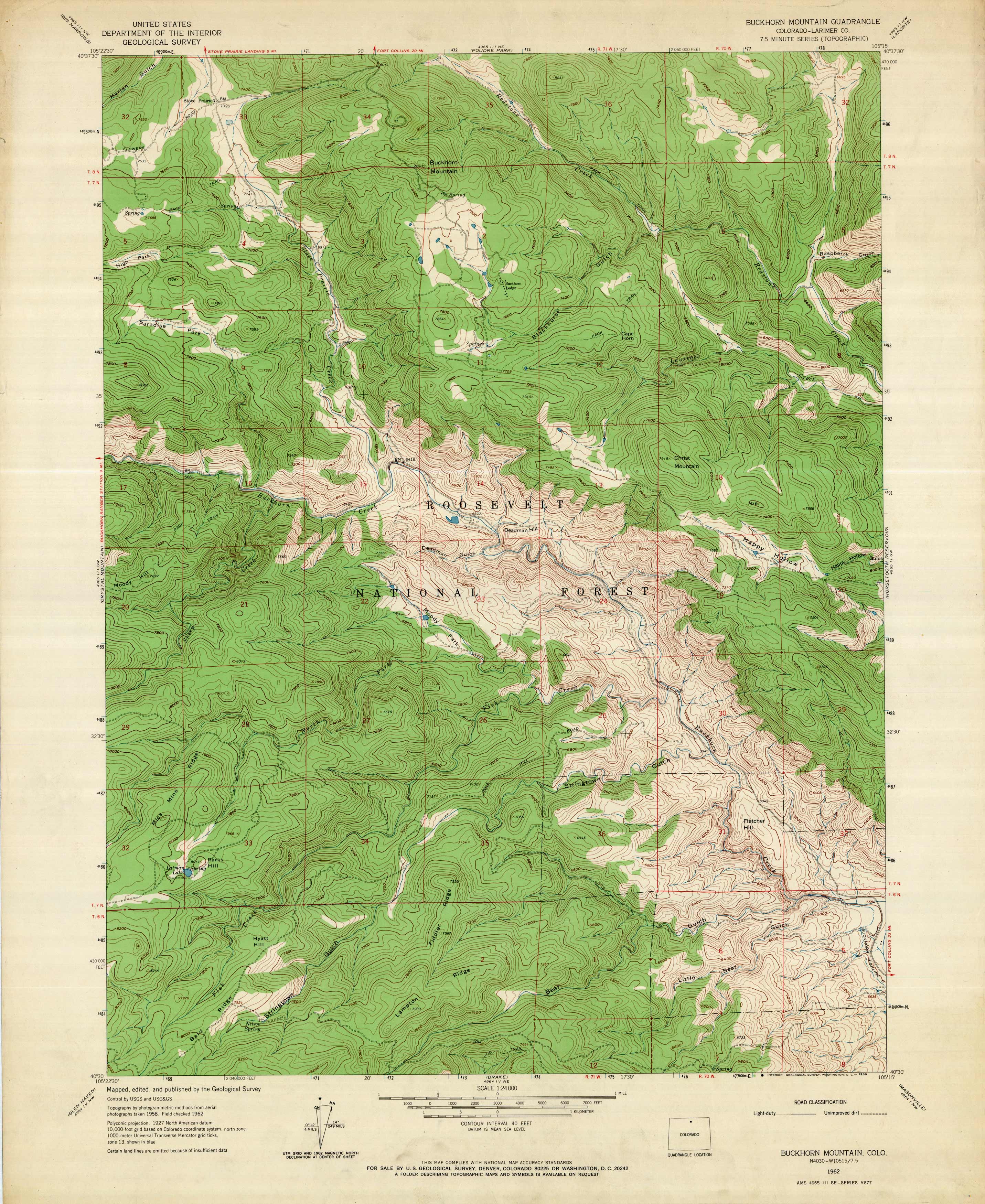 Buckhorn Mountain Quadrangle Buckhorn Mountain Quadrangle