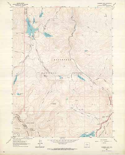 Chambers Lake Quadrangle