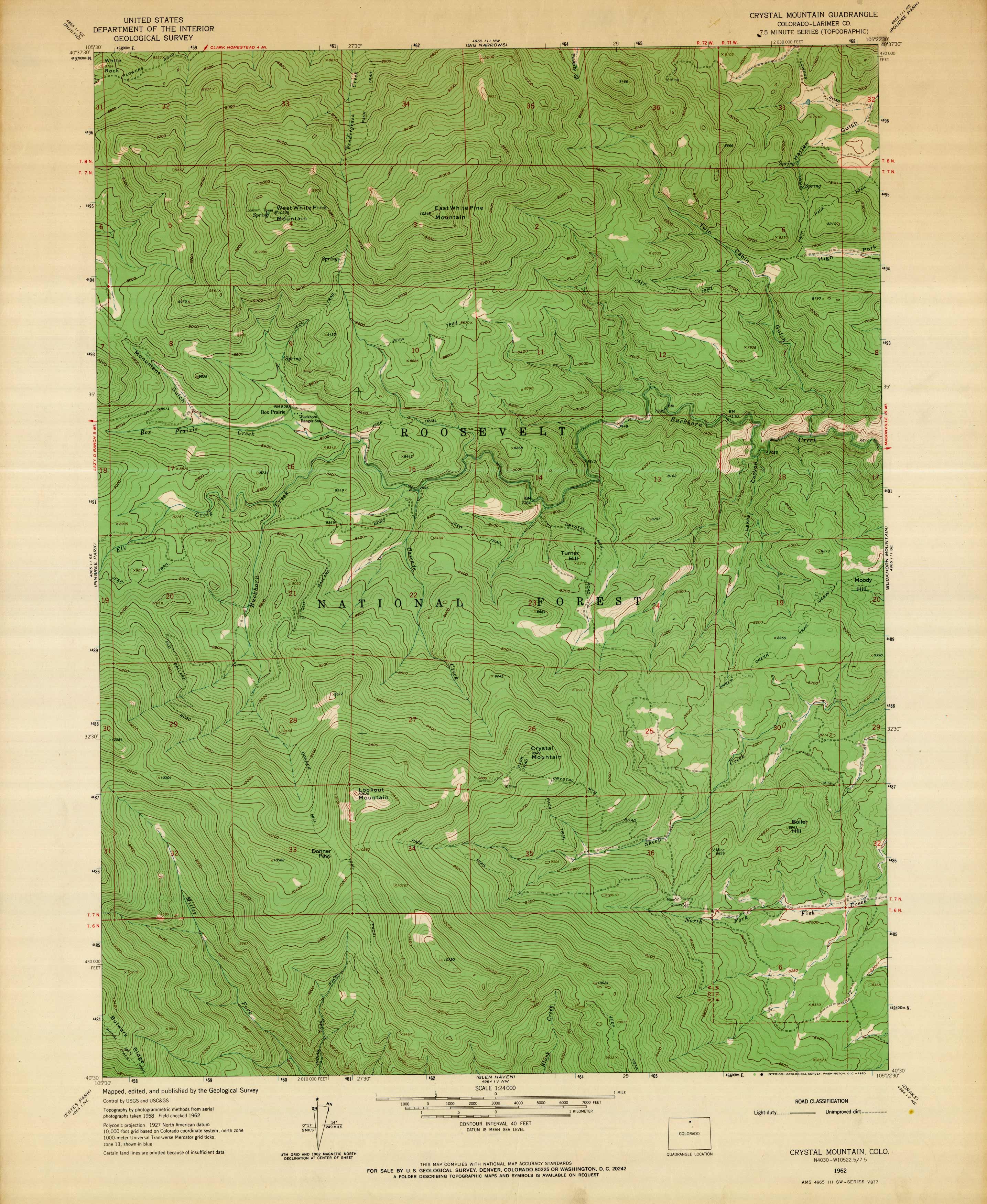 Crystal Mountain Quadrangle