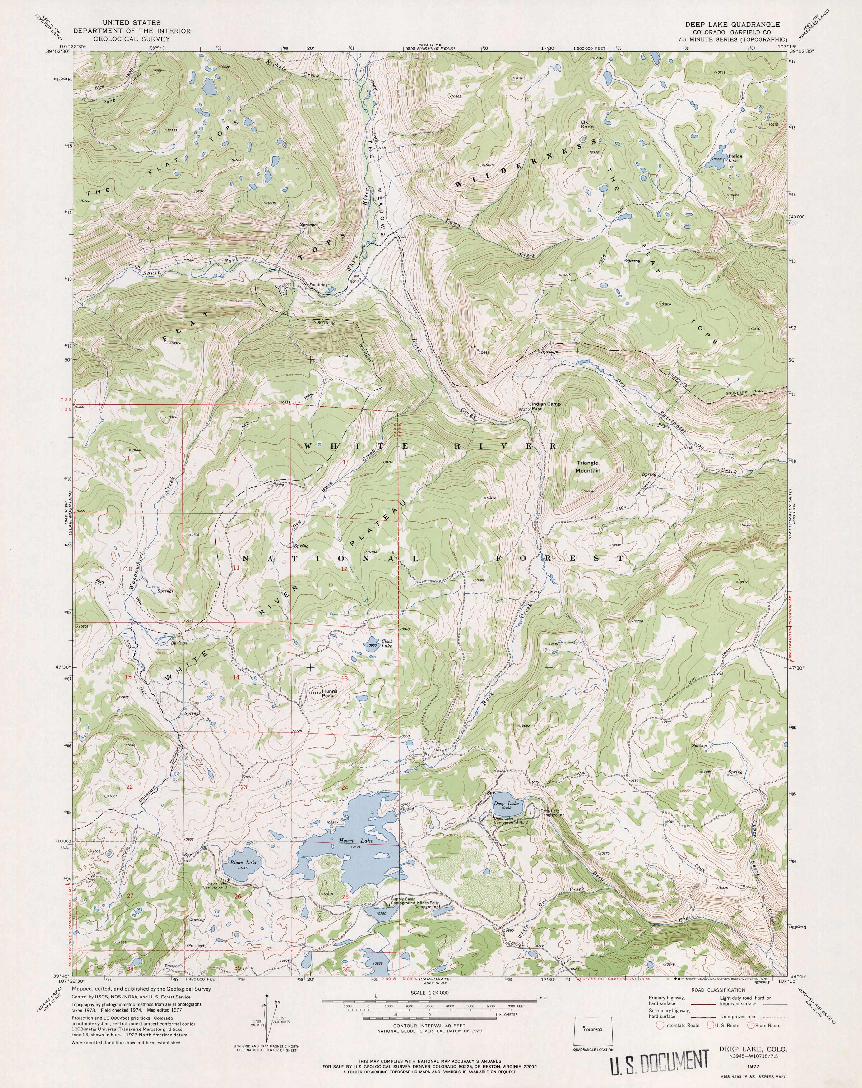 Deep Lake Quadrangle, Colorado Art Source International