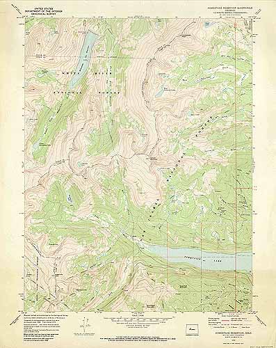 Homestake Reservoir Quadrangle