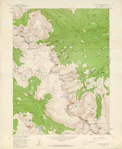 McHenrys Peak Quadrangle