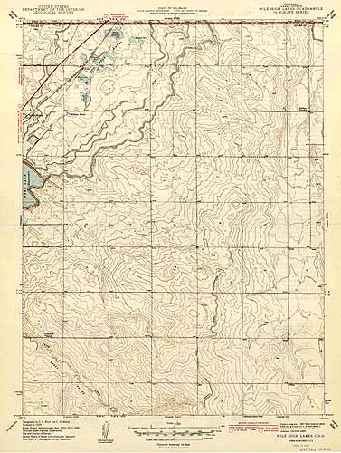 Mile High Lakes Quadrangle