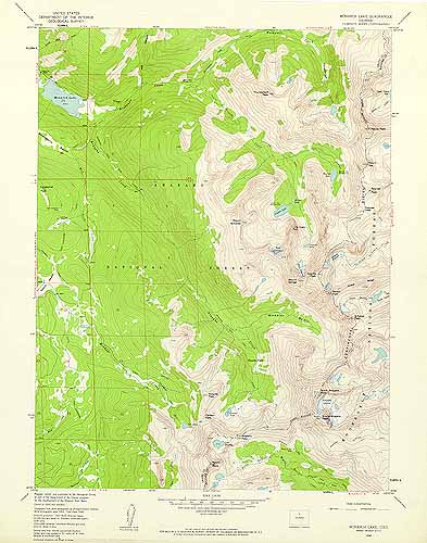 Monarch Lake Quadrangle