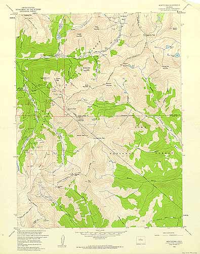 Montezuma Quadrangle Montezuma Quadrangle