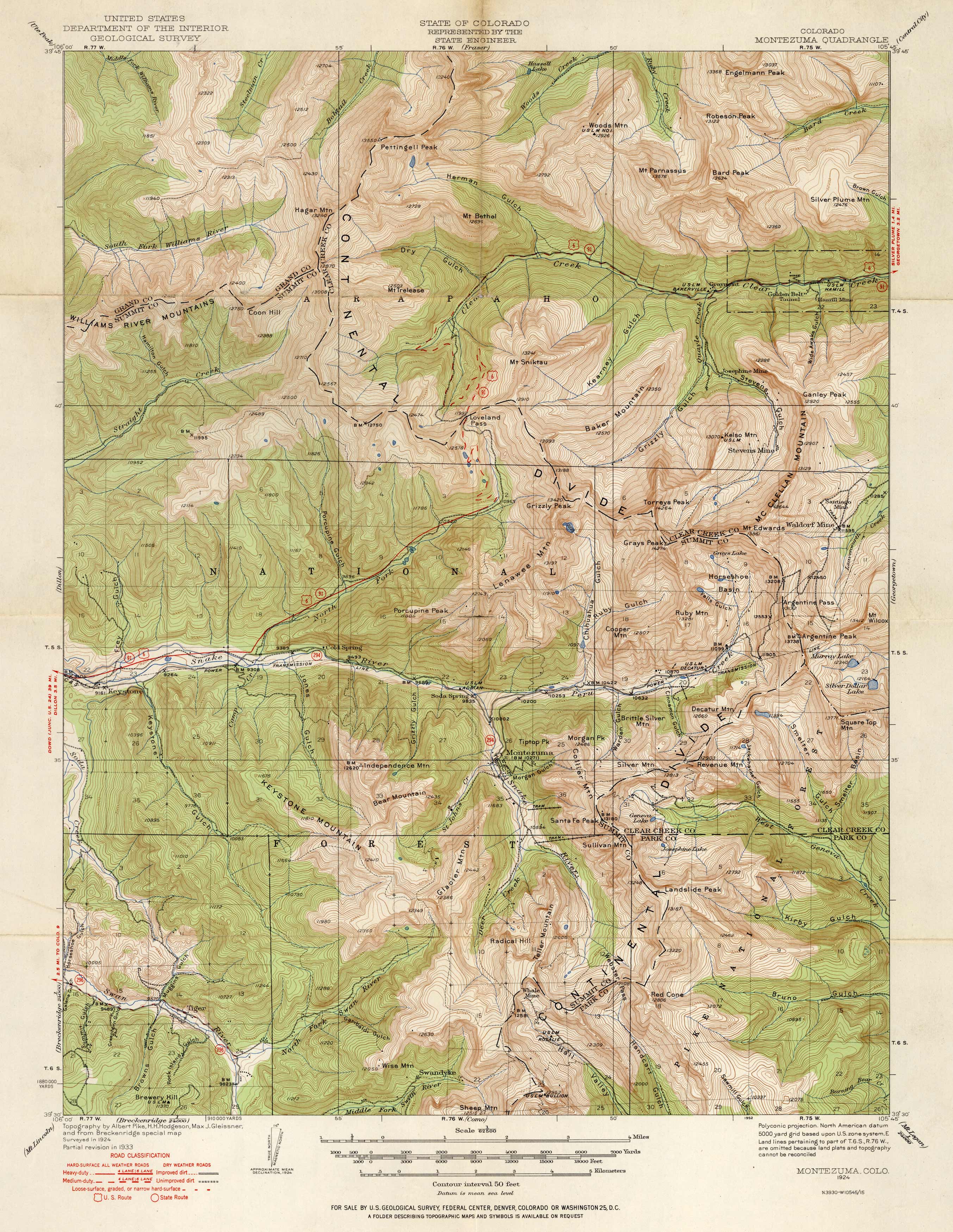 Montezuma Quadrangle Montezuma Quadrangle