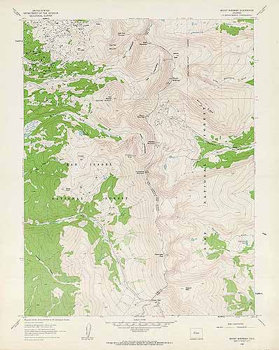 Mount Sherman Quadrangle