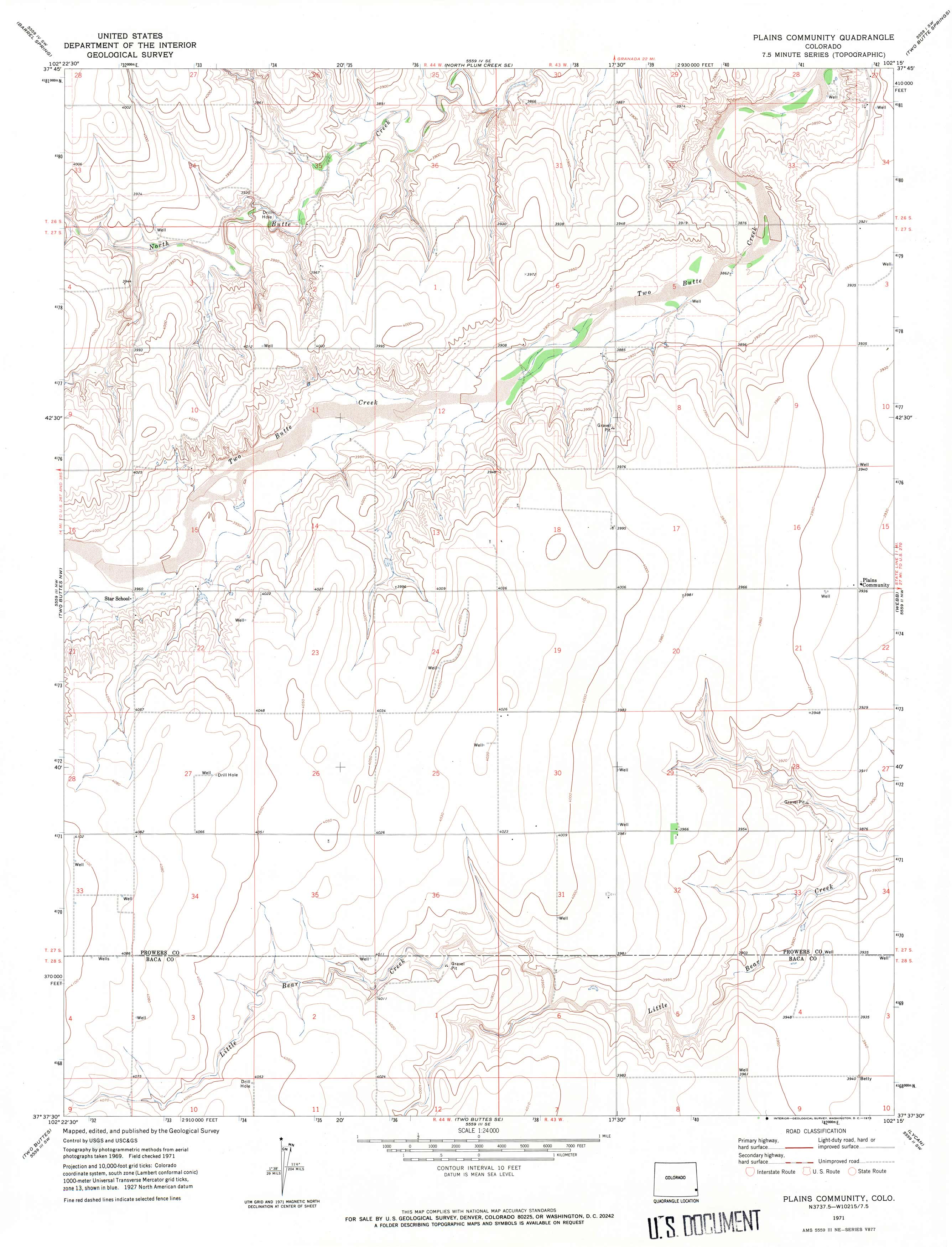 Plains Community Quadrangle