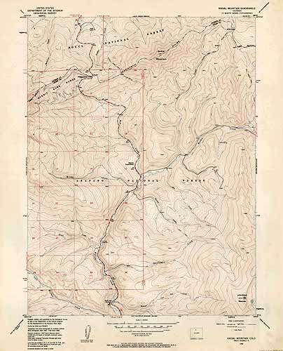 Radial Mountain Quadrangle