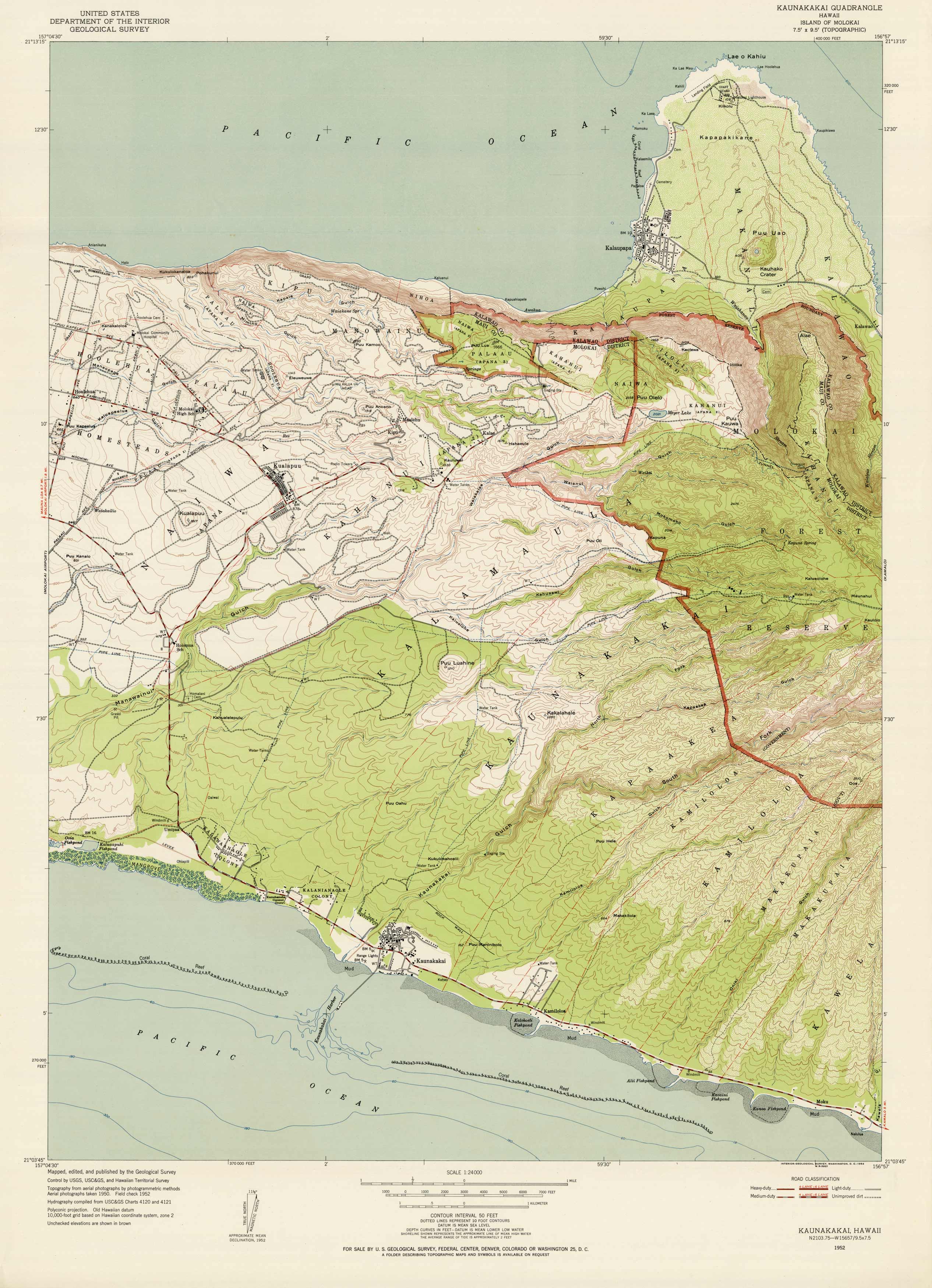 Kaunakakai Quadrangle