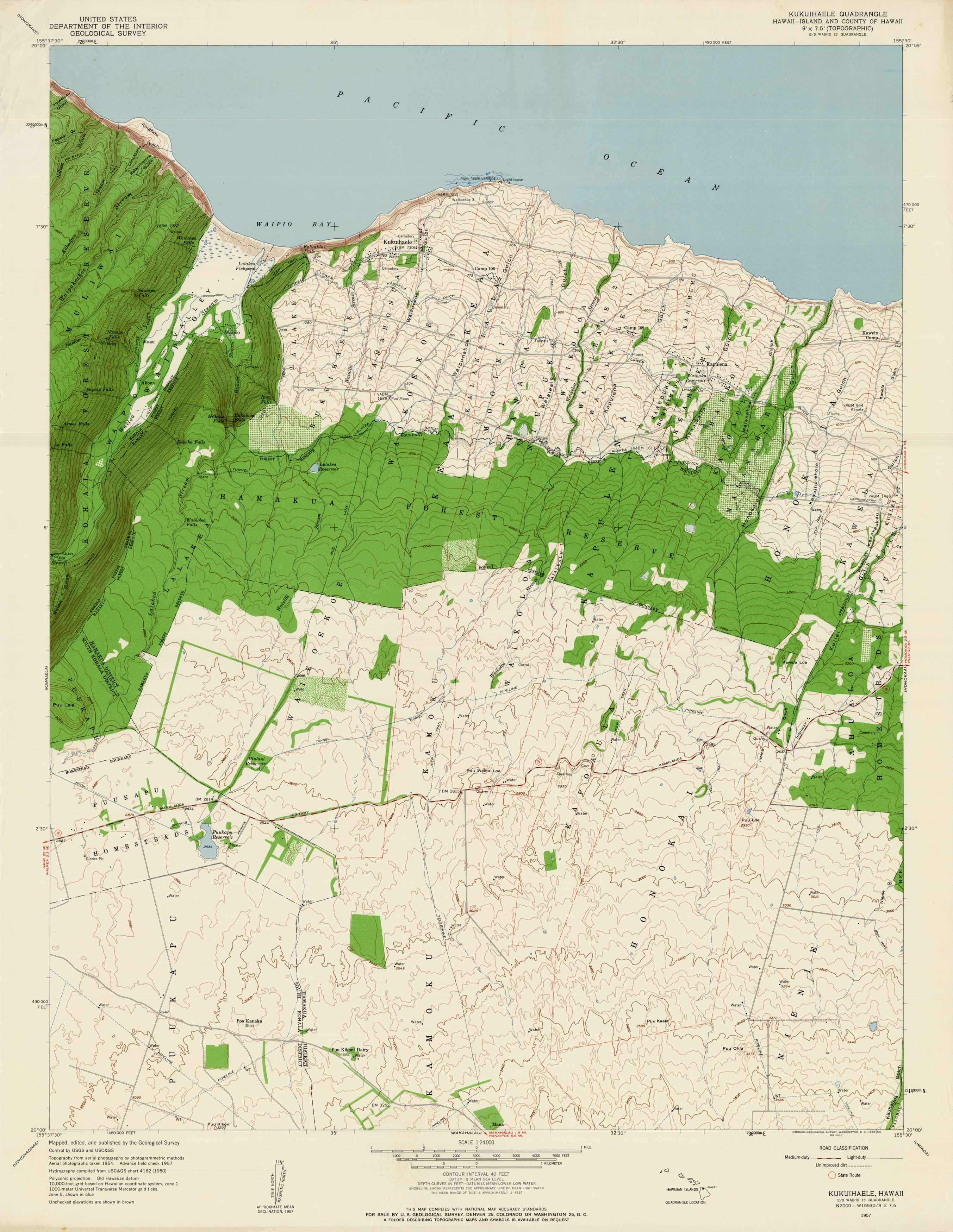 Kukuihaele Quadrangle