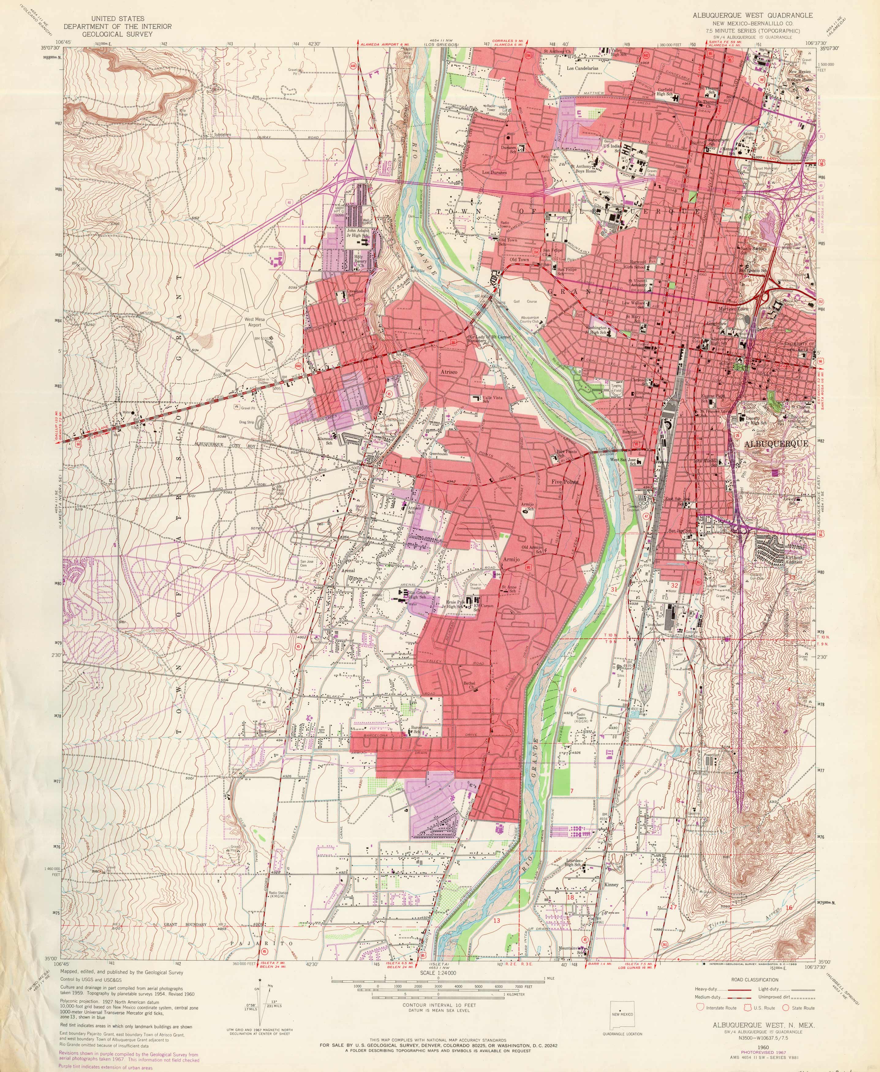 Albuquerque West Quadrangle Albuquerque West Quadrangle