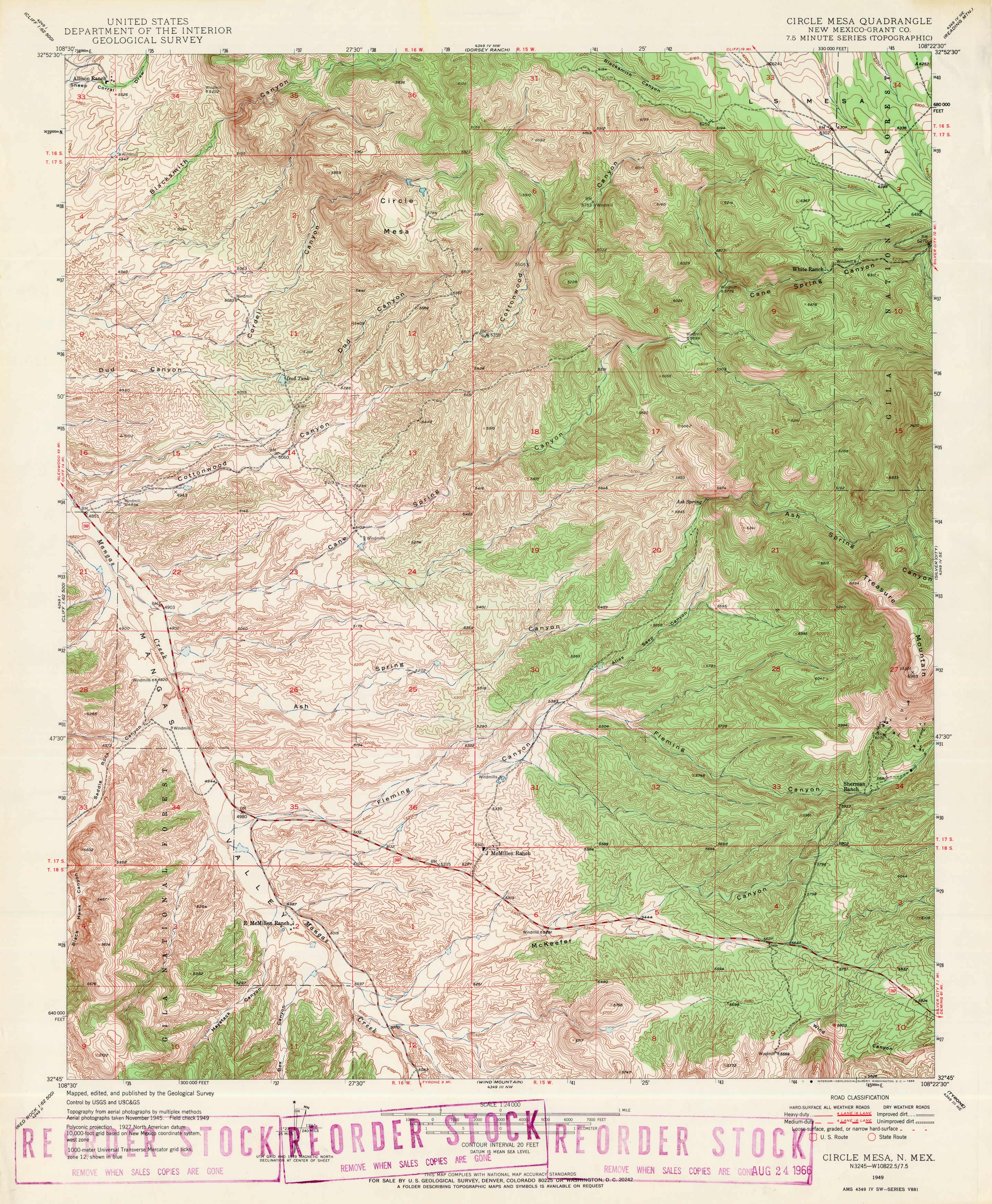 Circle Mesa Quadrangle