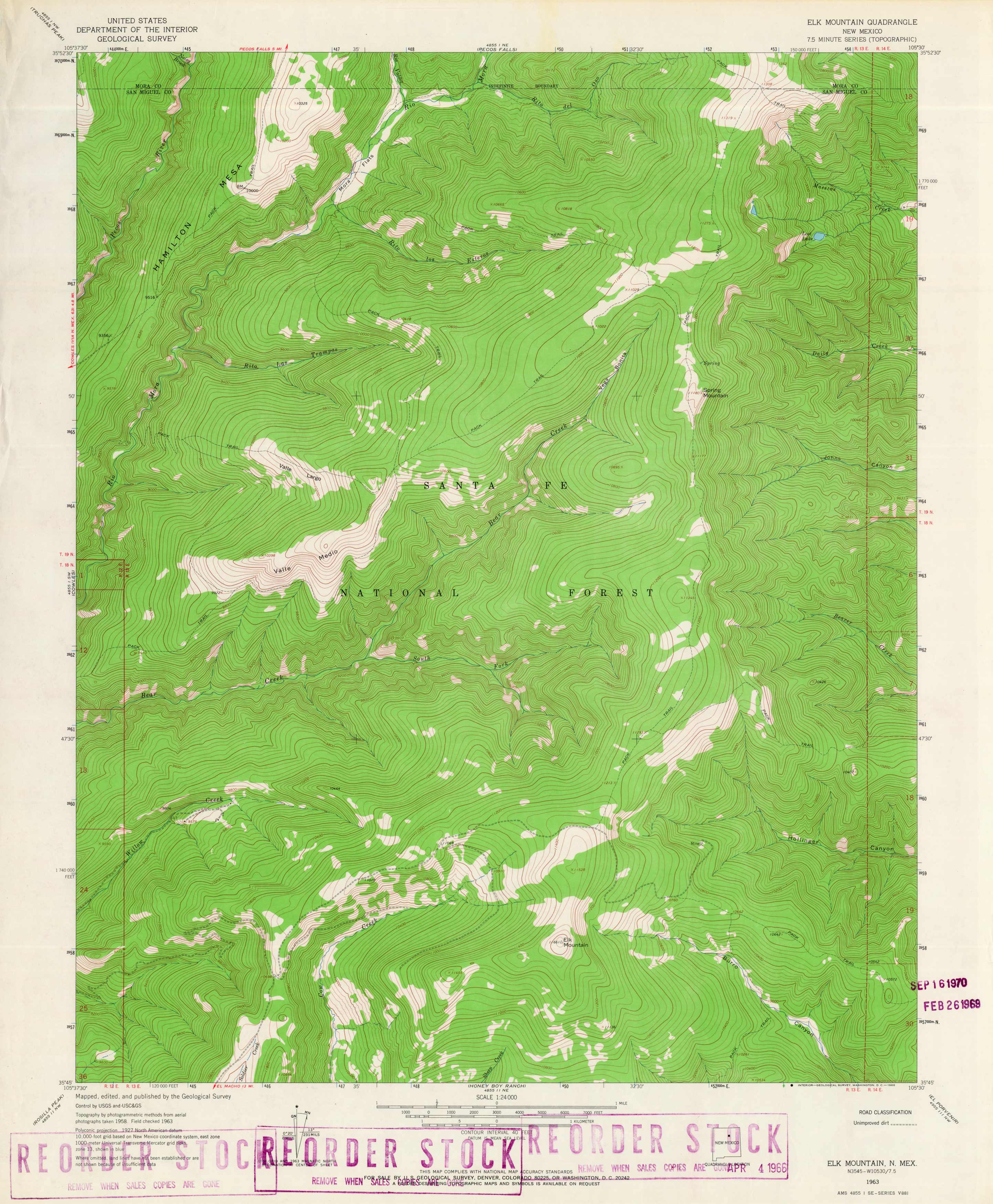 Elk Mountain Quadrangle