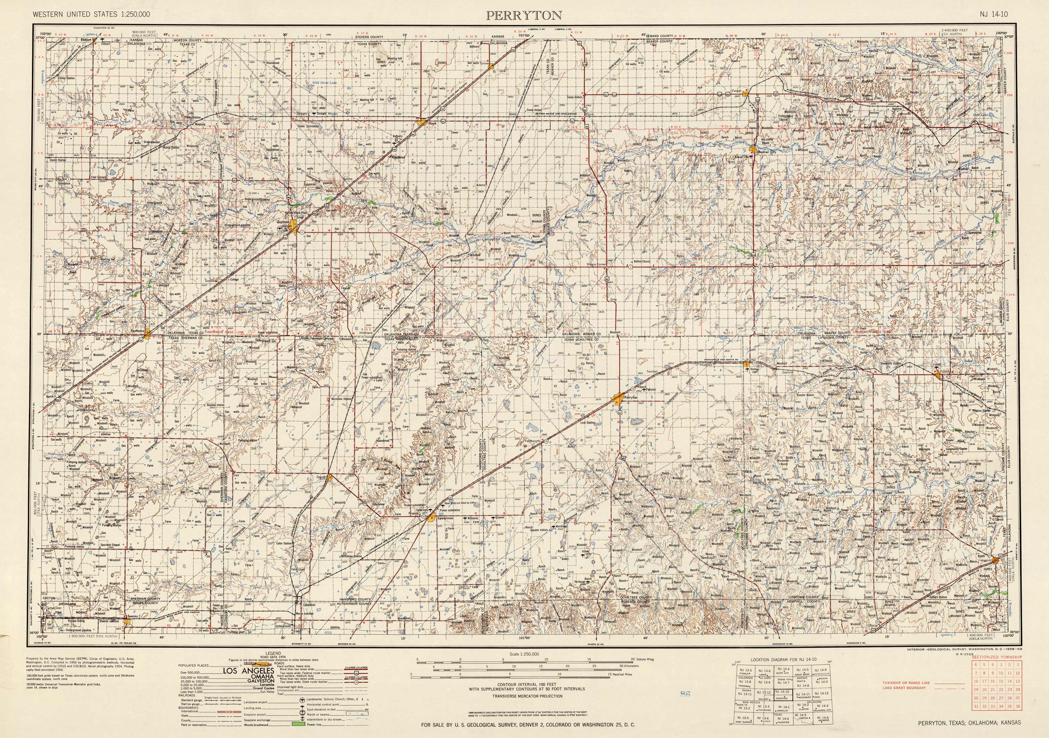 Perryton Texas Oklahoma Kansas Art Source International 0753