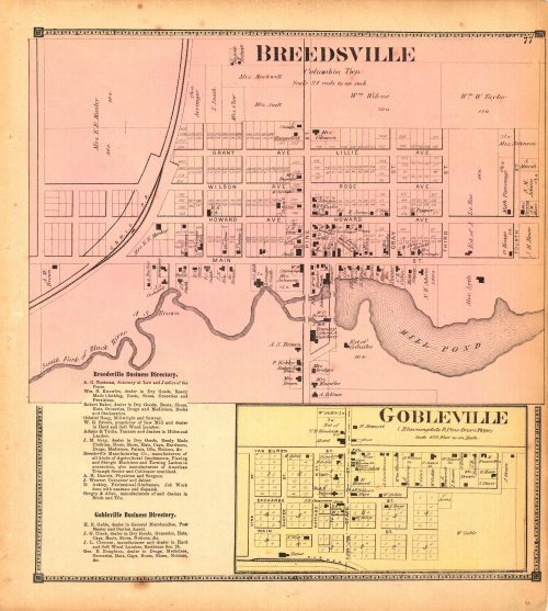 Breedsville and Gobleville (Michigan)