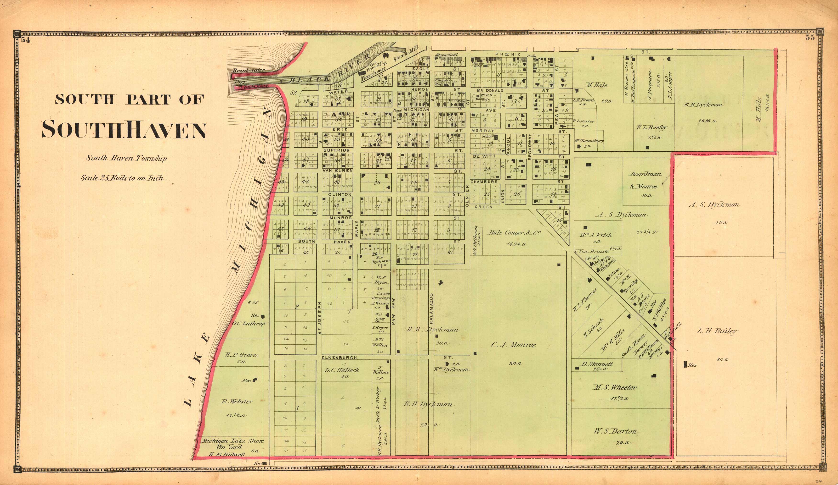 South Part of South Haven (Michigan) South Part of South Haven (Michigan)
