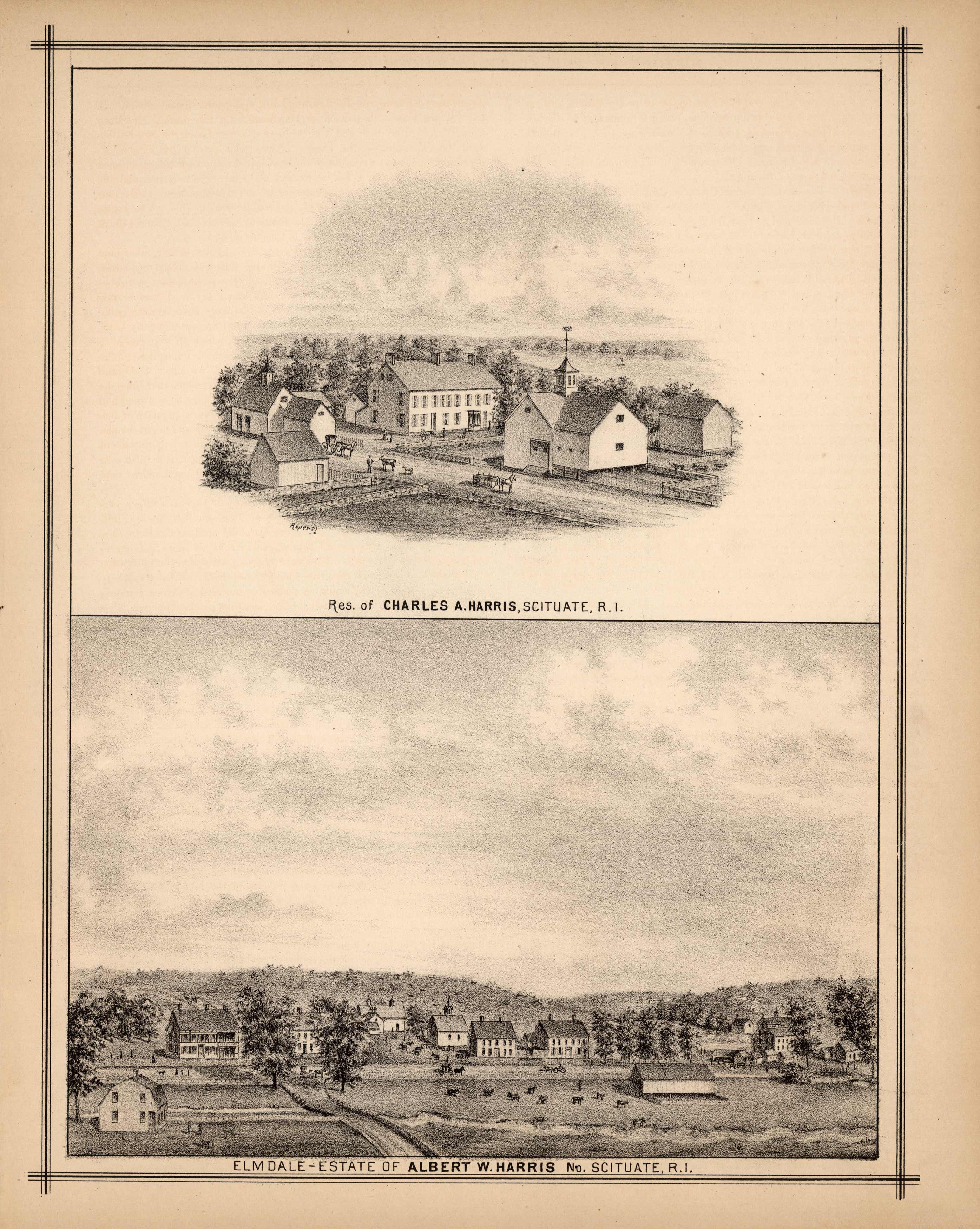 Residence of Charles A. Harris Residence of Charles A. Harris