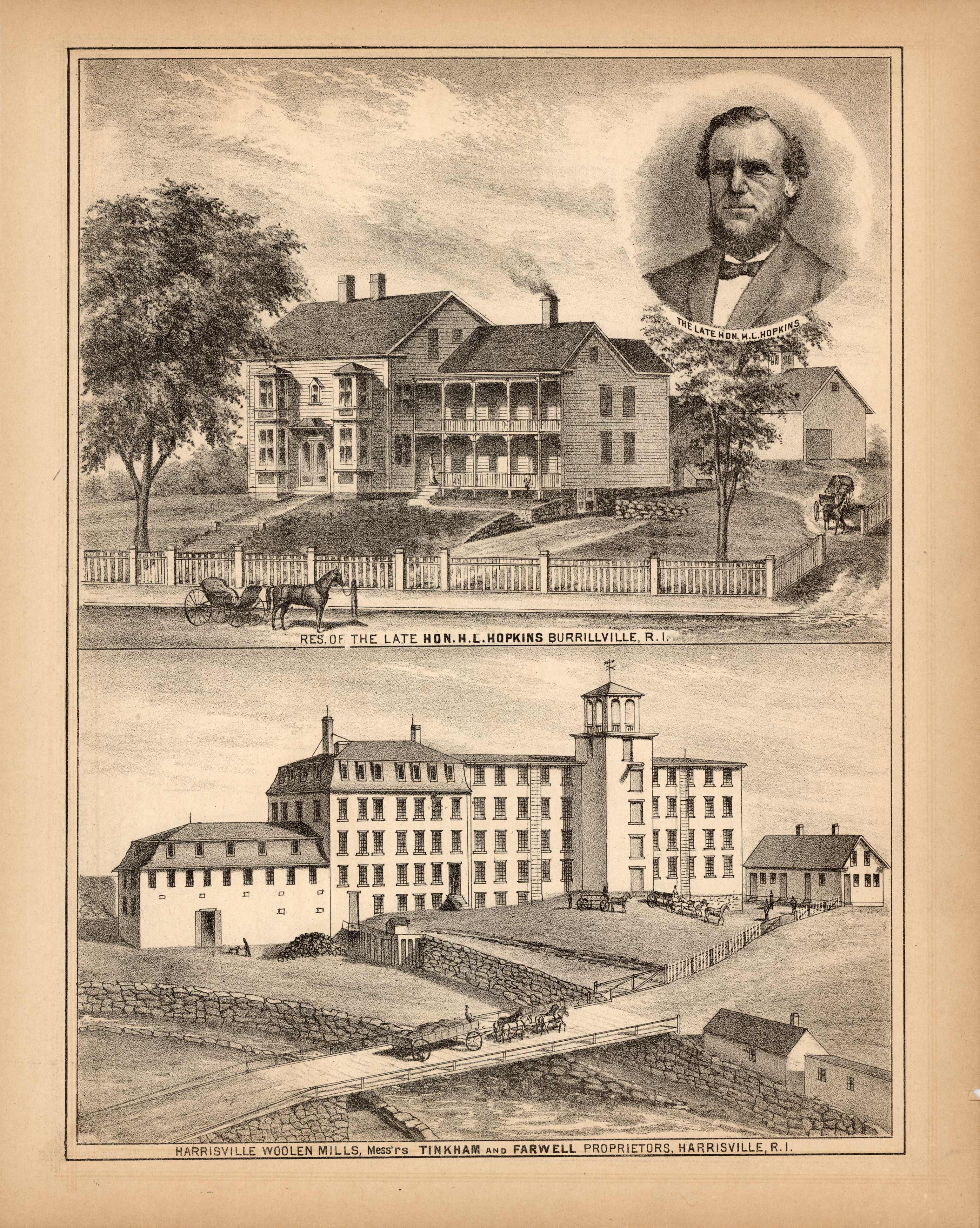 Res. of the Late Hon. H.L. Hopkins Res. of the Late Hon. H.L. Hopkins