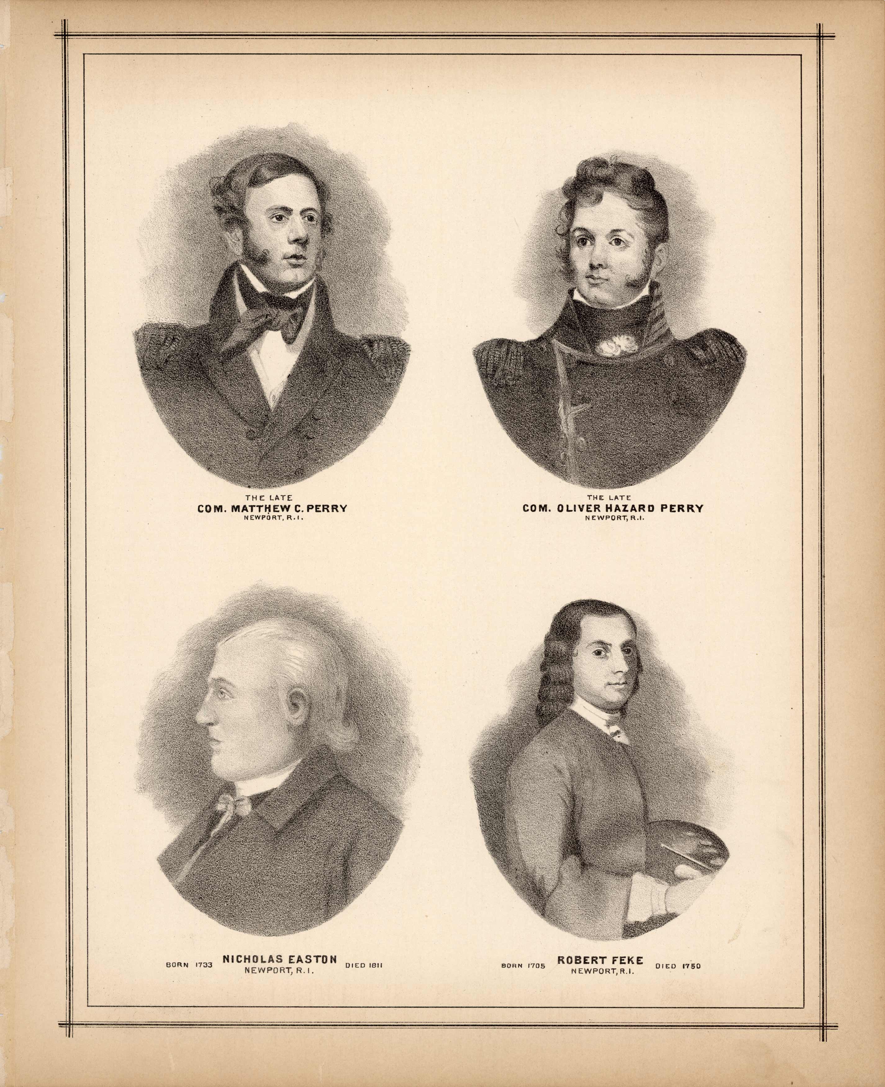 The Late Com. Matthew C. Perry The Late Com. Matthew C. Perry