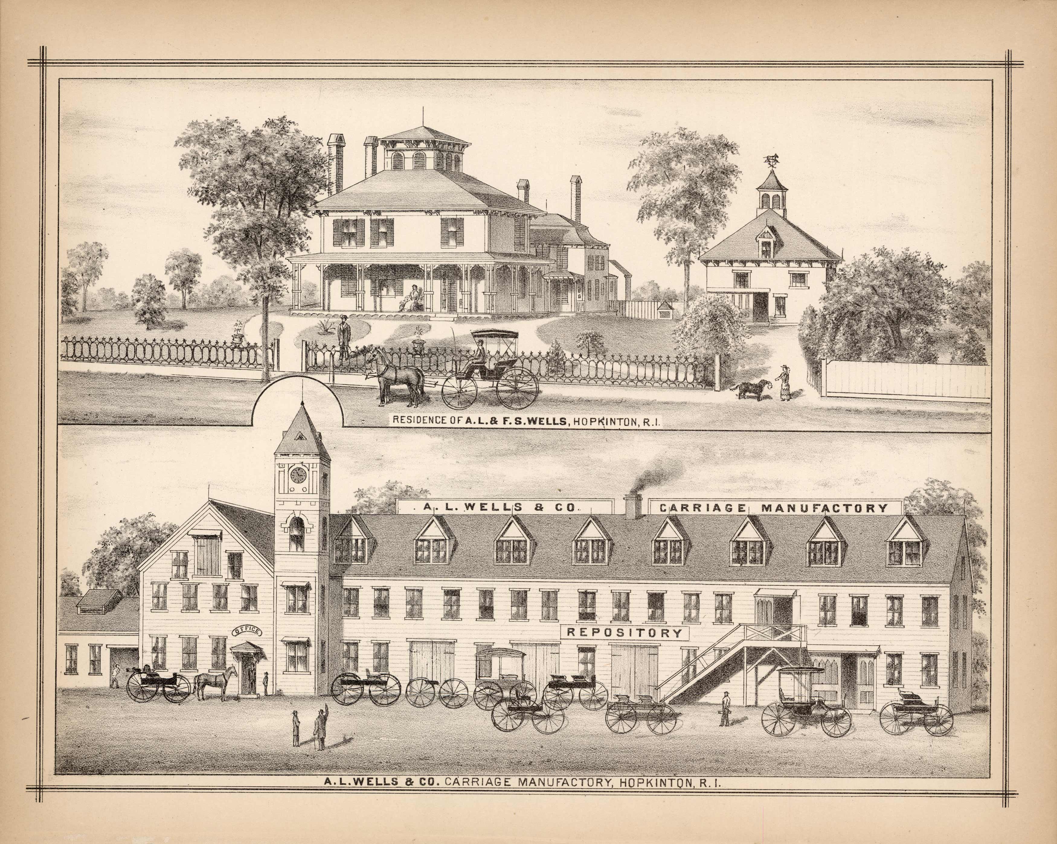 Residence of A.L. & F.S. Wells