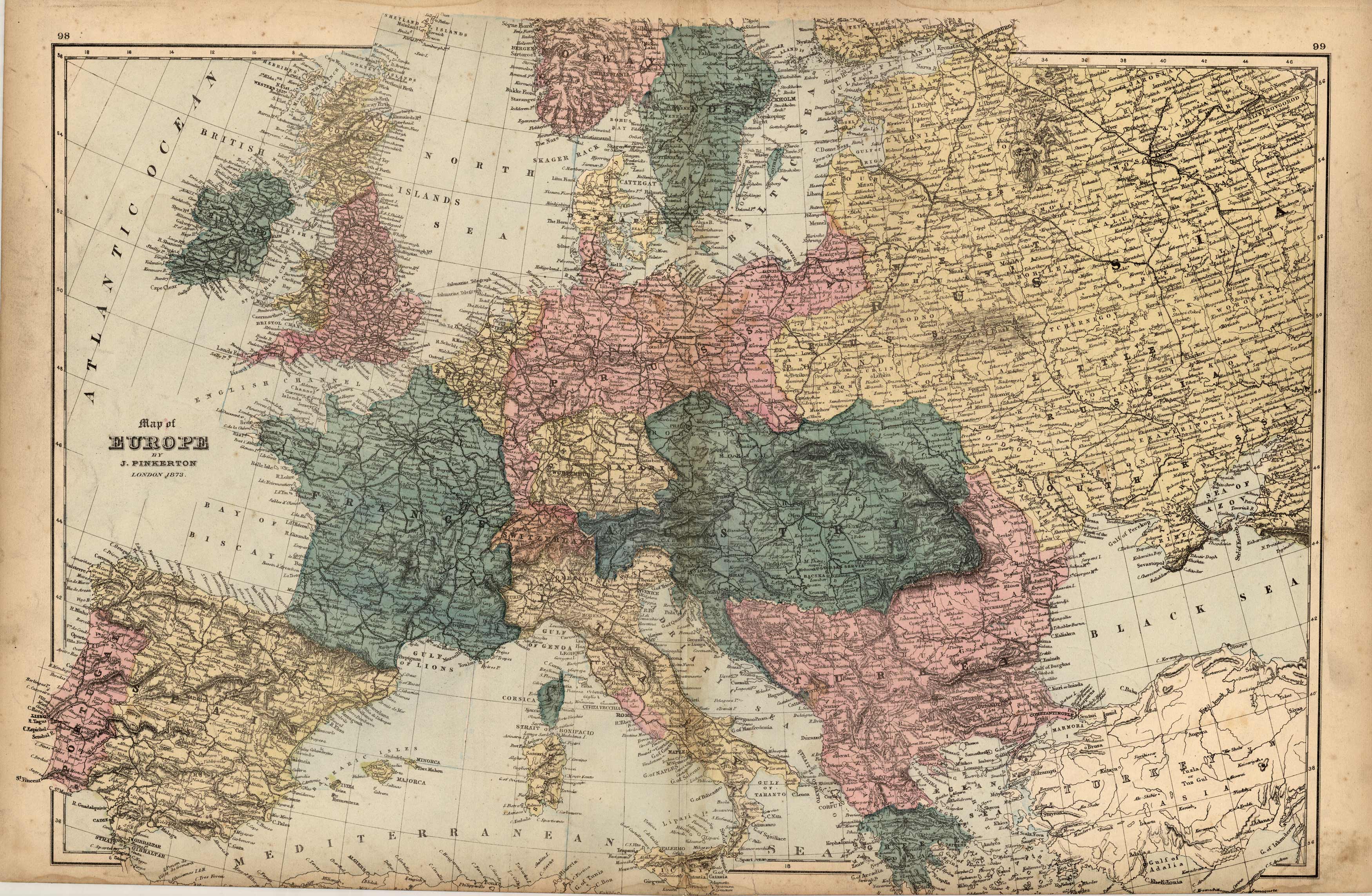 Map of Europe Map of Europe