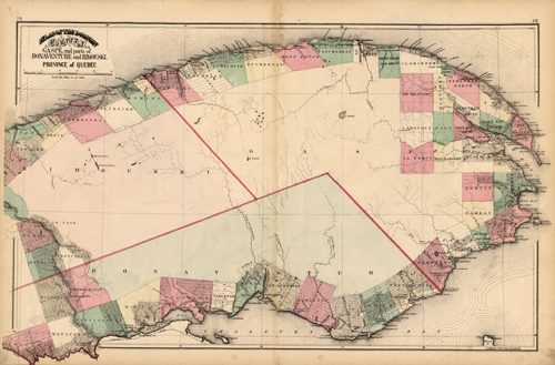 County of Gaspe and parts of Bonaventure and Rimouski- Province of Quebec