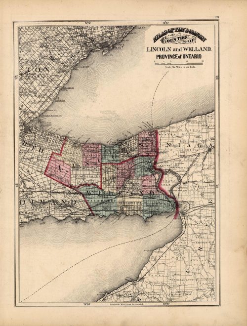 Counties of Lincoln and Welland- Province of Ontario