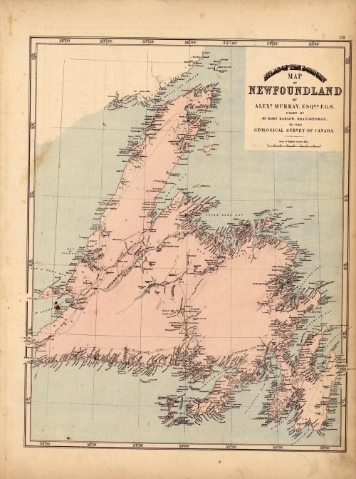 Map of Newfoundland