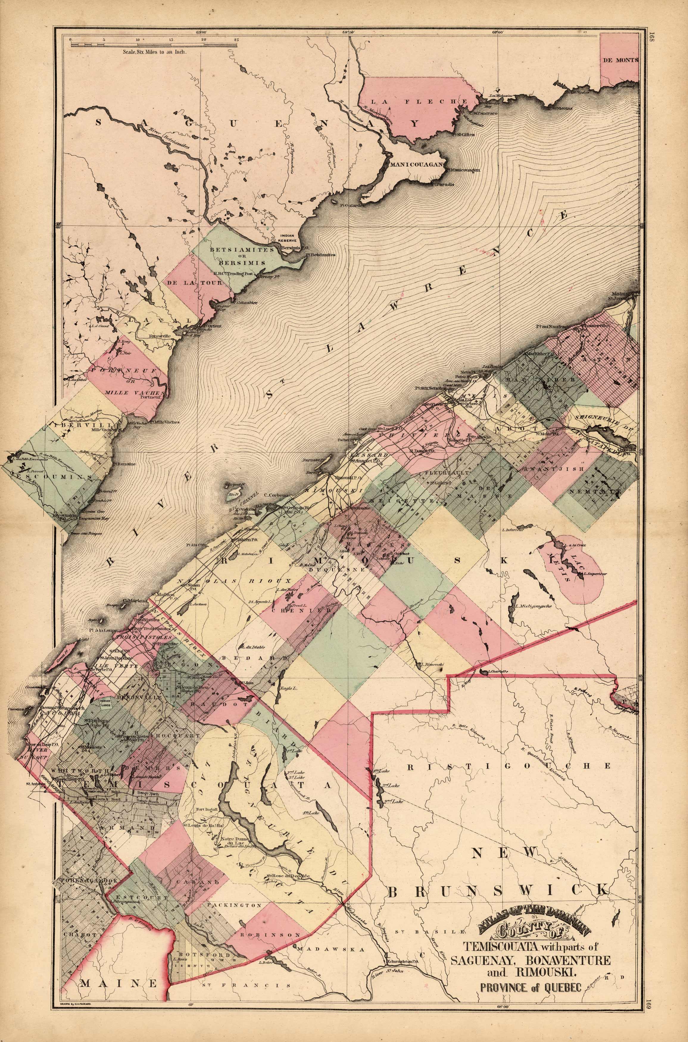 County of Temiscouata with parts of Saguenay