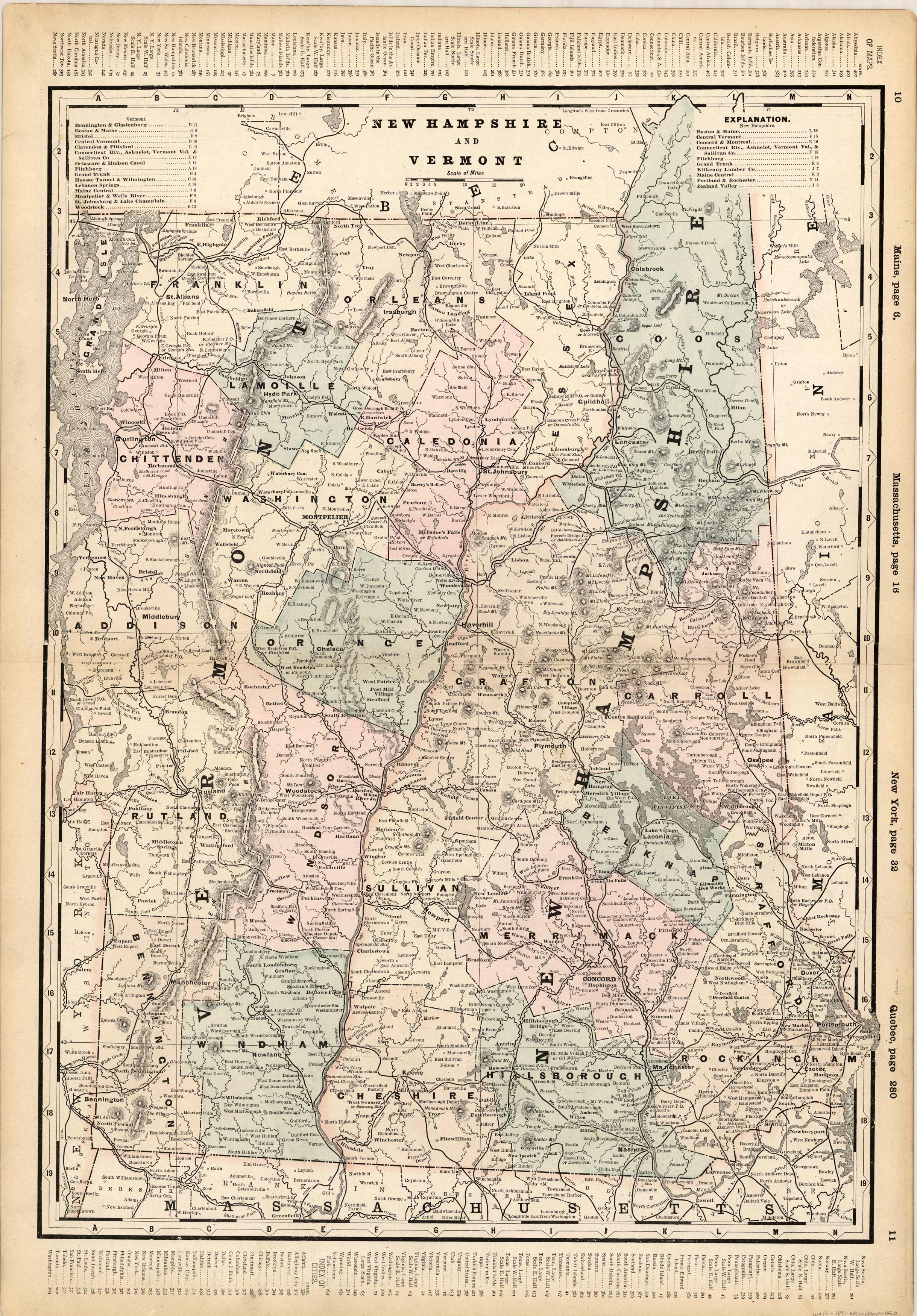 New Hampshire and Vermont New Hampshire and Vermont