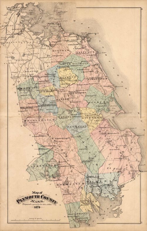 Map of Plymouth County