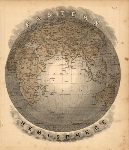 Map of the Eastern Hemisphere Map of the Eastern Hemisphere