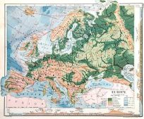 Physical Map of Europe