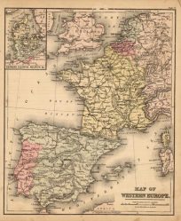 Map of Western Europe
