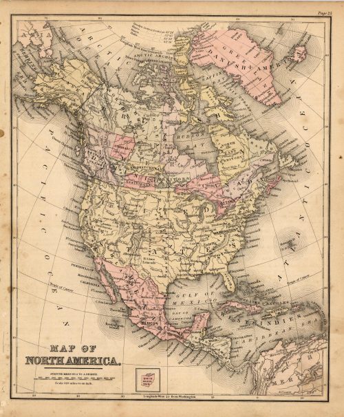 Map of North America